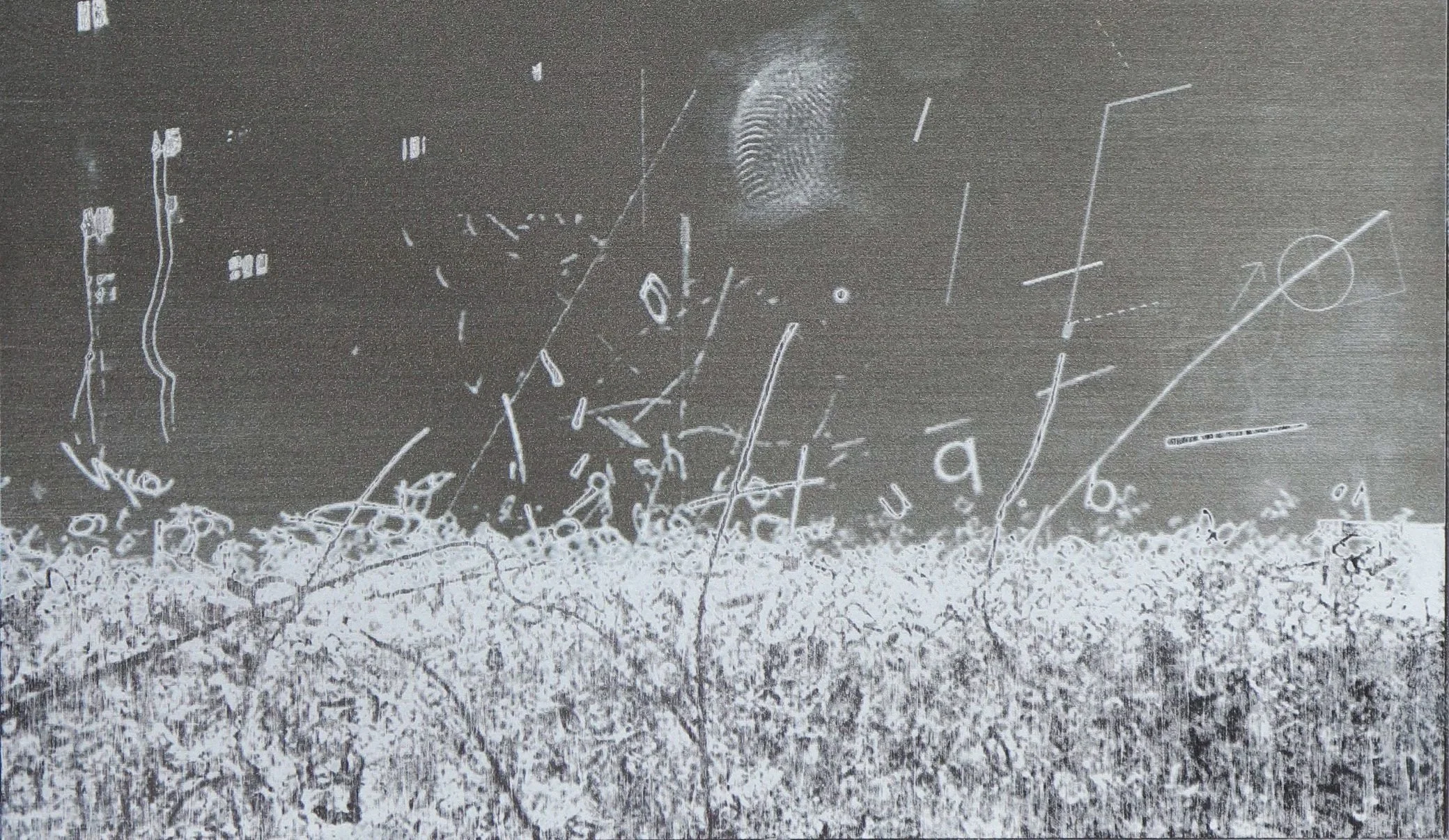 Complex interconnected abstract structure representing generative artificial intelligence - detail