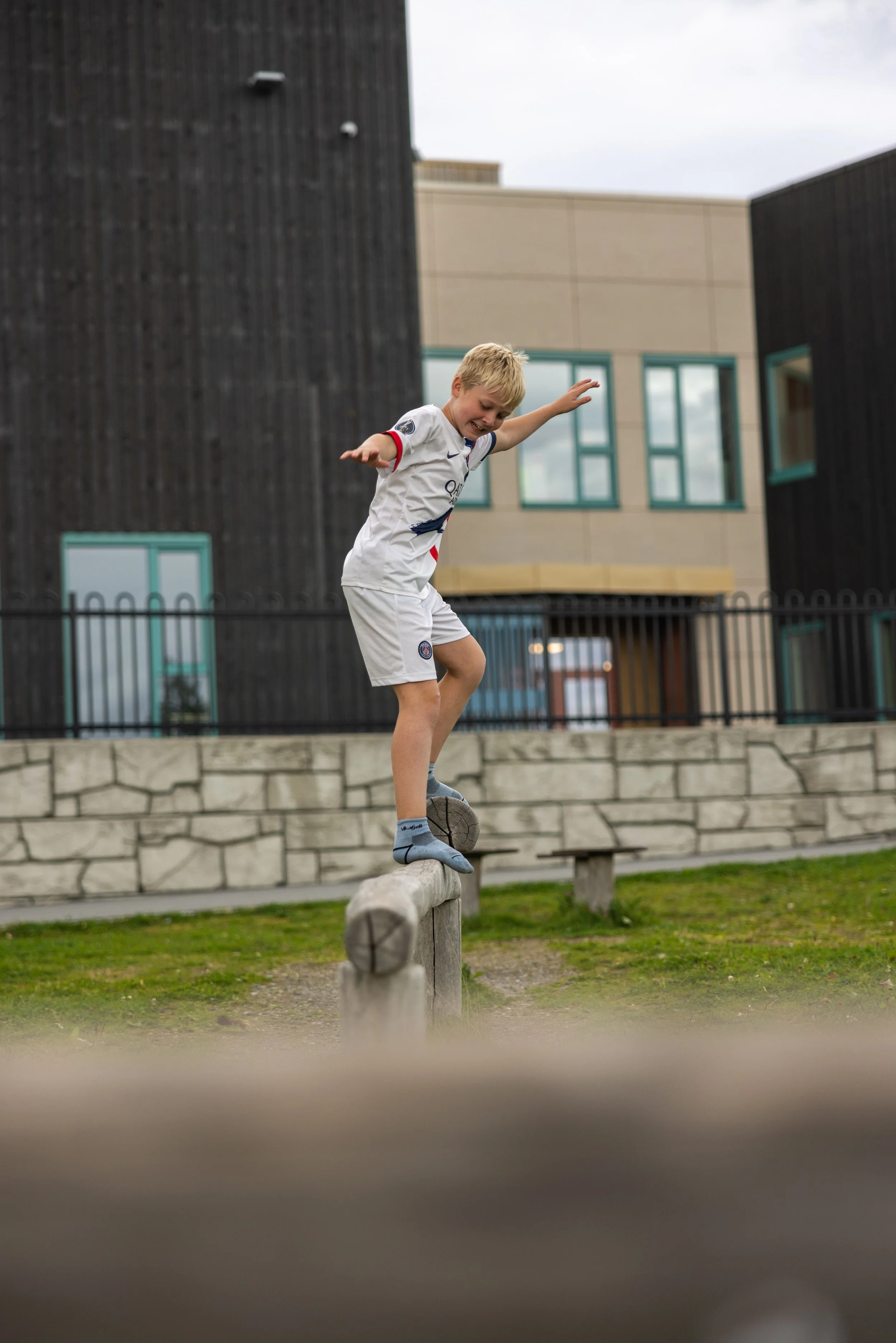 Barna om å vokse opp på Hunstad Sør
