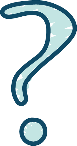 Et tegnet spørsmålstegn.