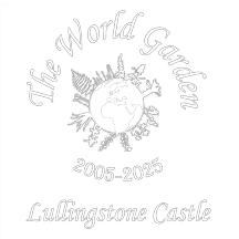Logo of The World Garden, Lullingstone Castle, with dates 2005-2025.