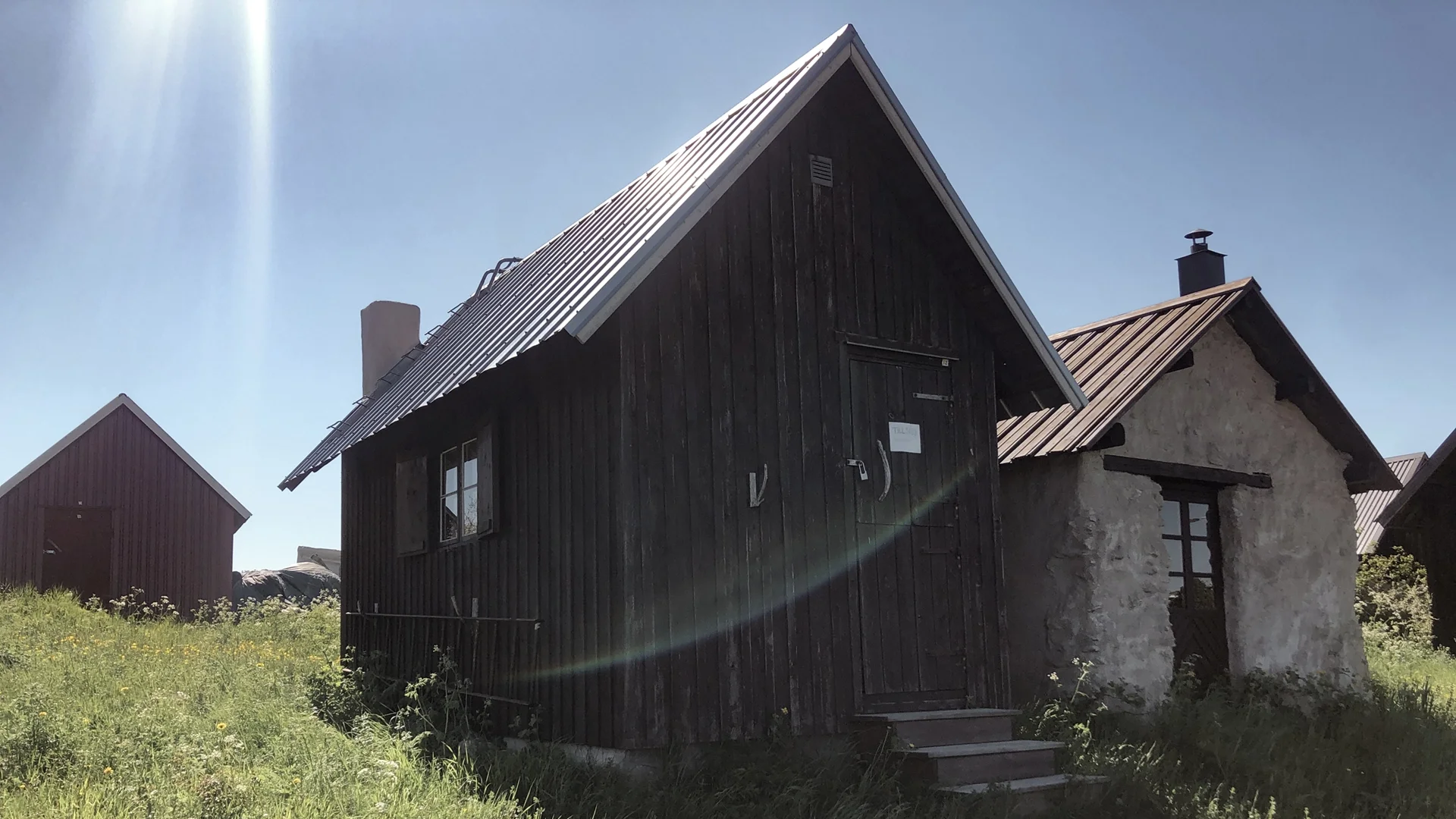 Film Locations in Sweden - fishing cabin in the summer in Gotland