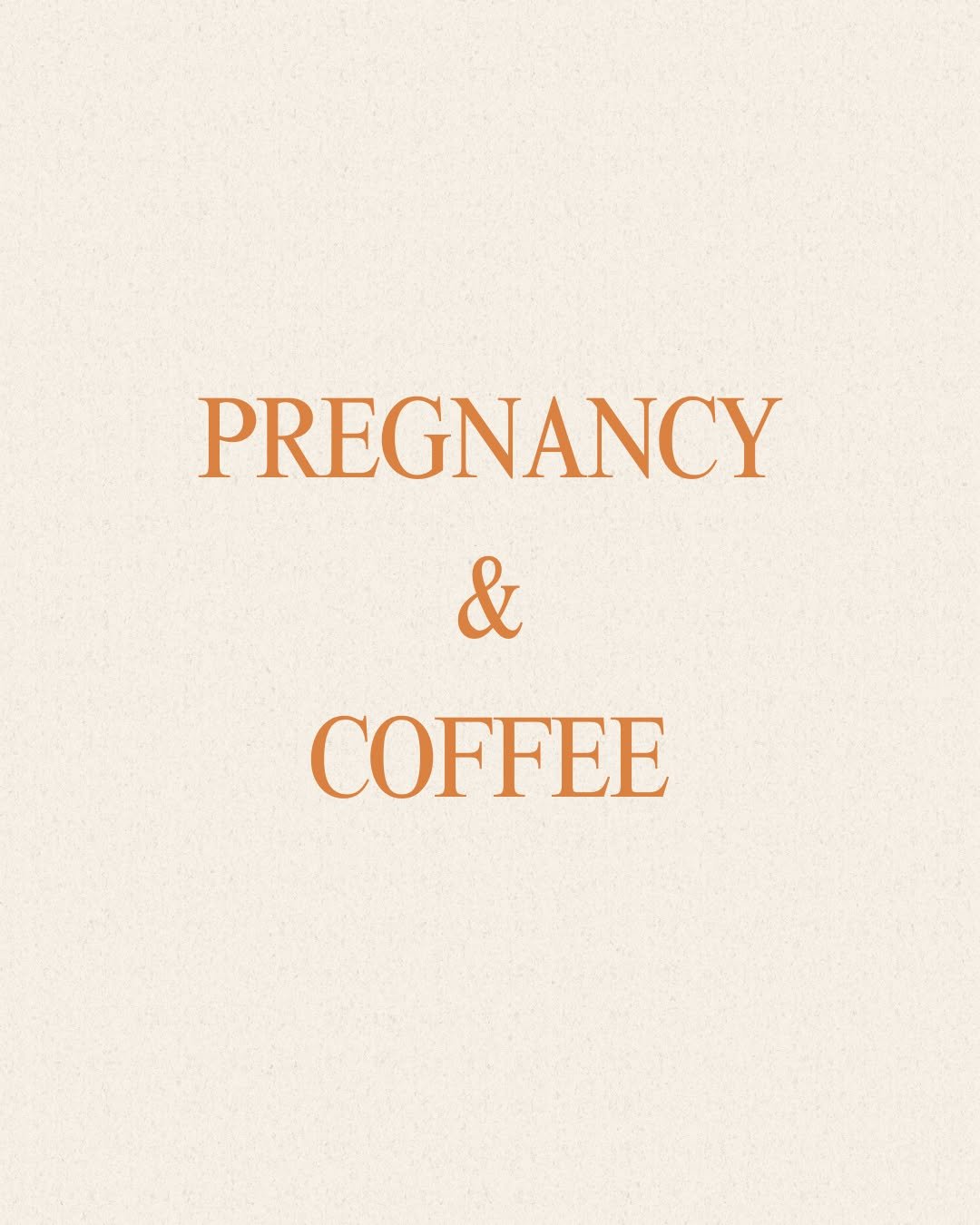 Coffee is one of the most common things pregnant people stress about and one of the most misunderstood.

You don&rsquo;t need to quit completely.
You just need to know where the line is.

The guideline in pregnancy is up to 200mg of caffeine per day,
