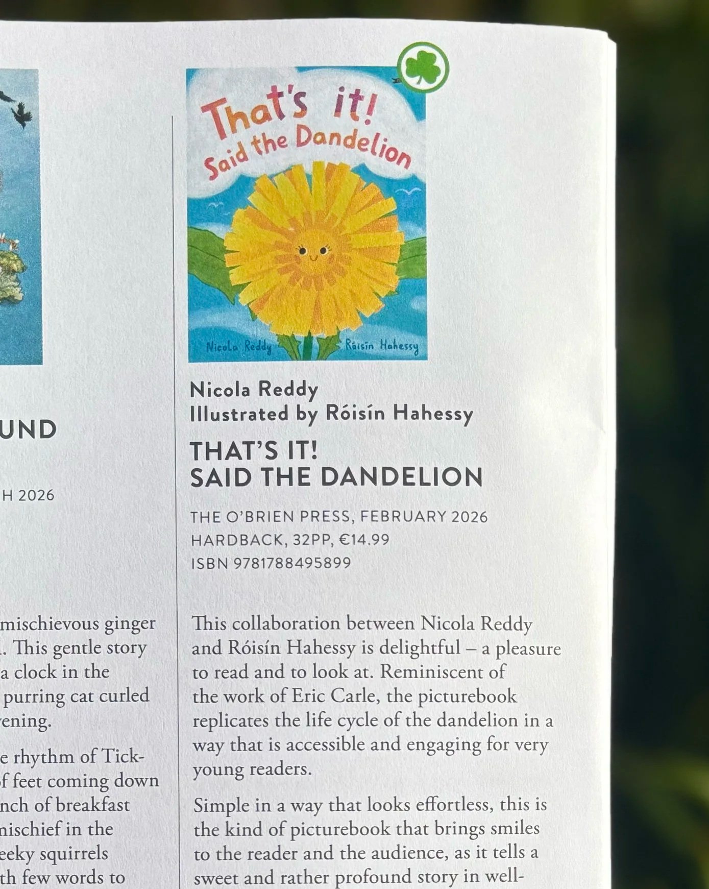 First review! Inis magazine