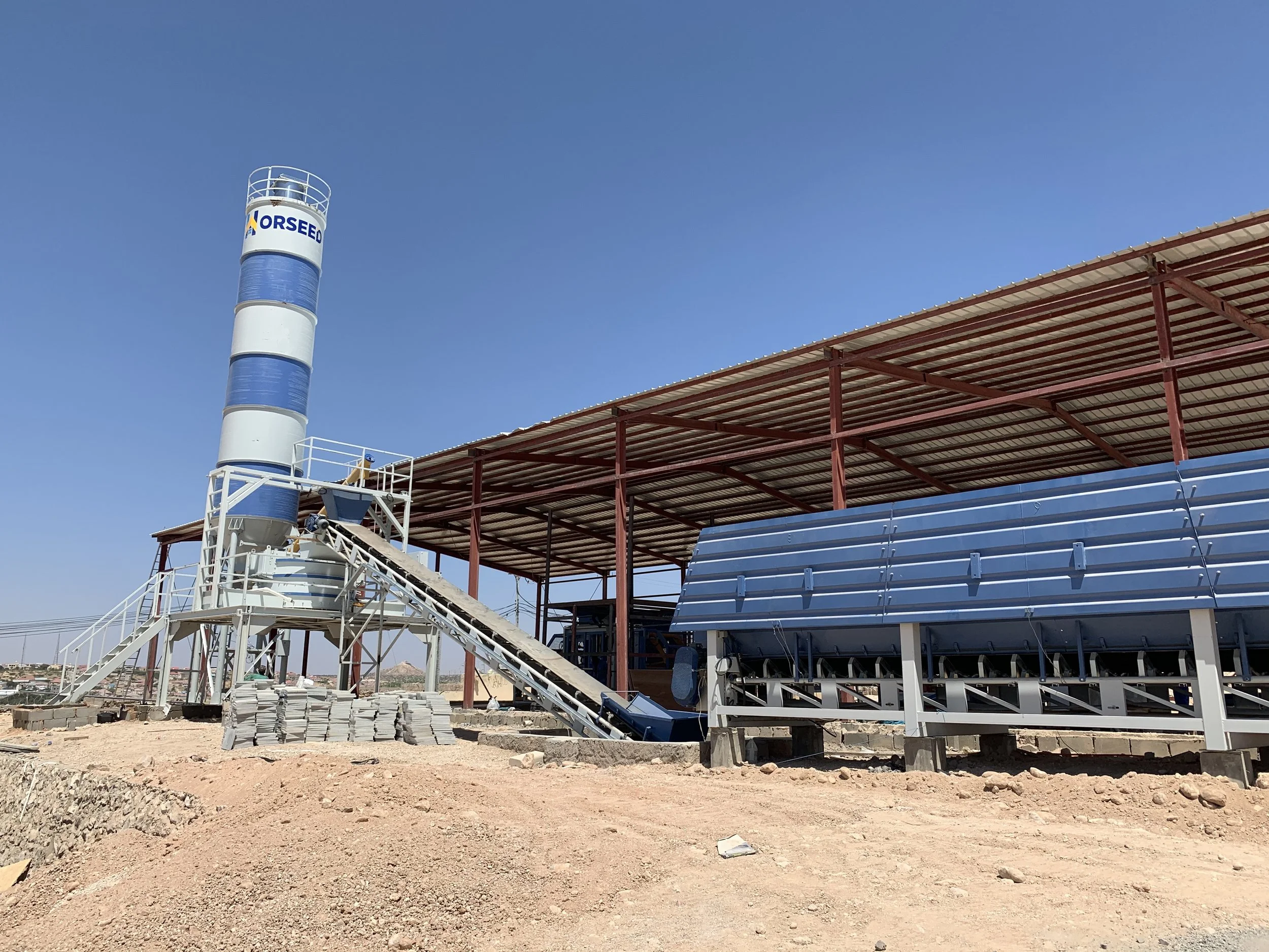 2021-Installation of 2nd batching plant for block making