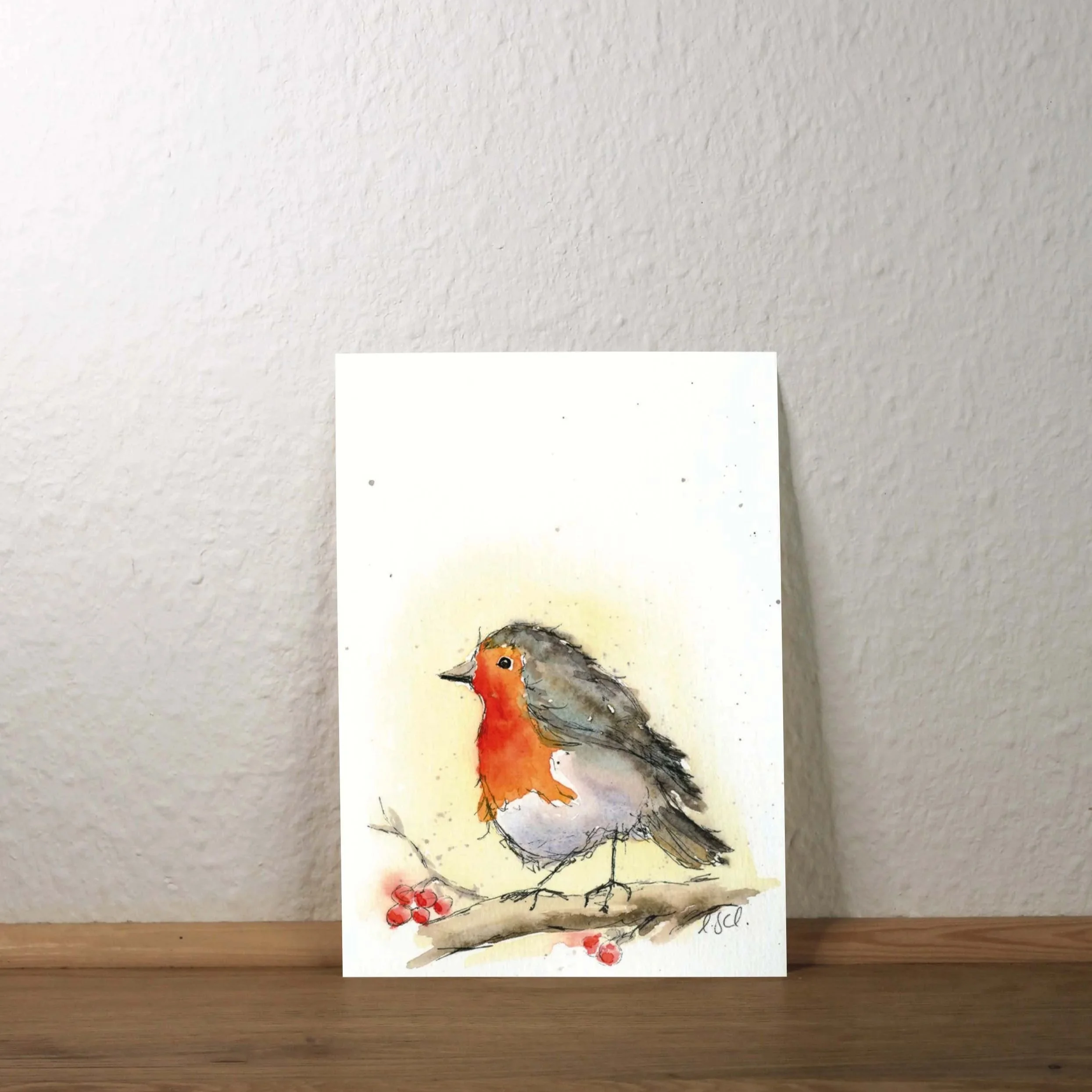 Rotkehlchen im Winter