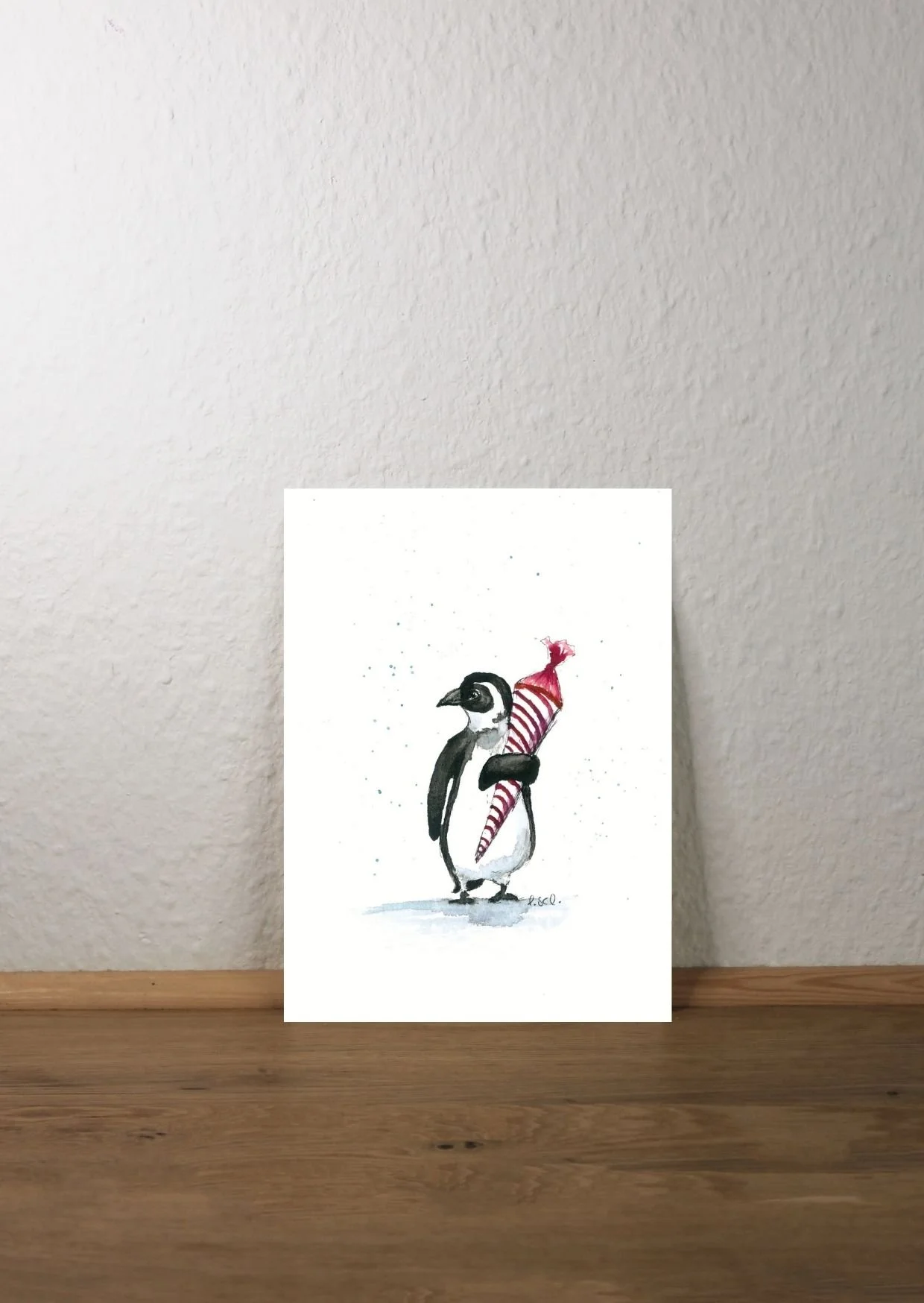 Einschulung Pinguin
