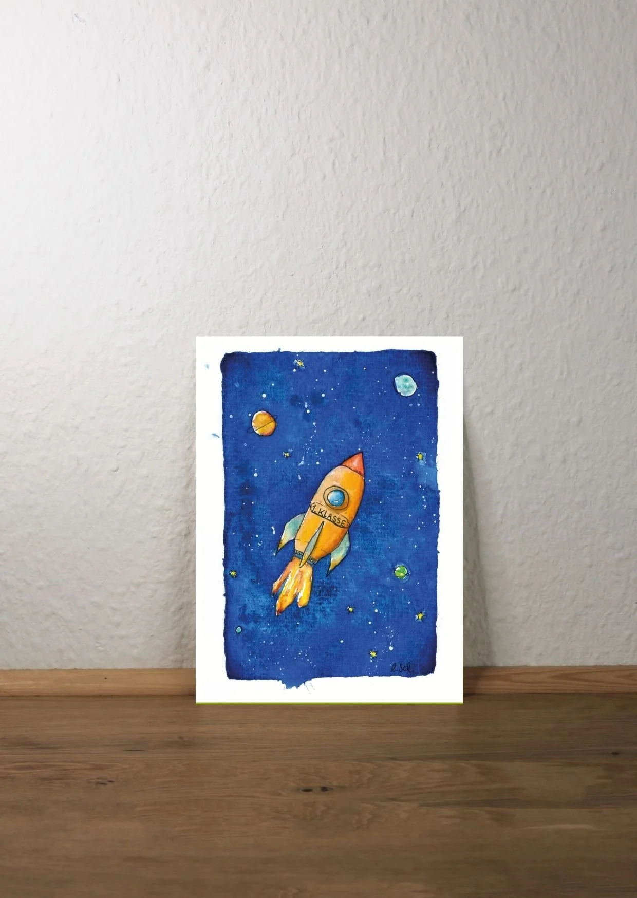 Einschulung Rakete