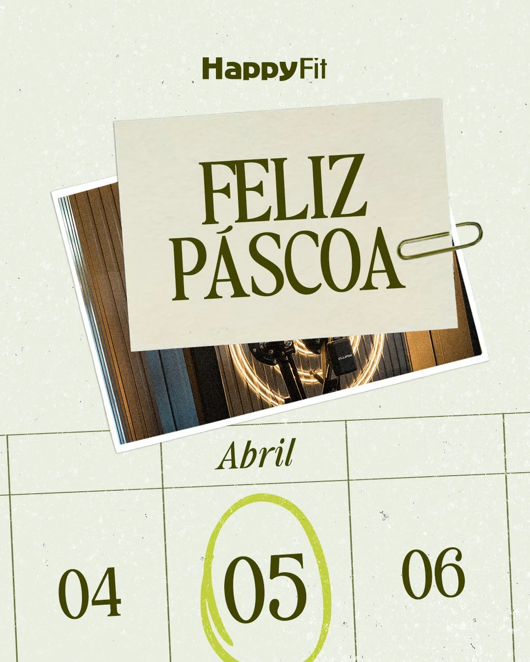 A equipa HappyFit deseja a todos uma Feliz P&aacute;scoa!🙌