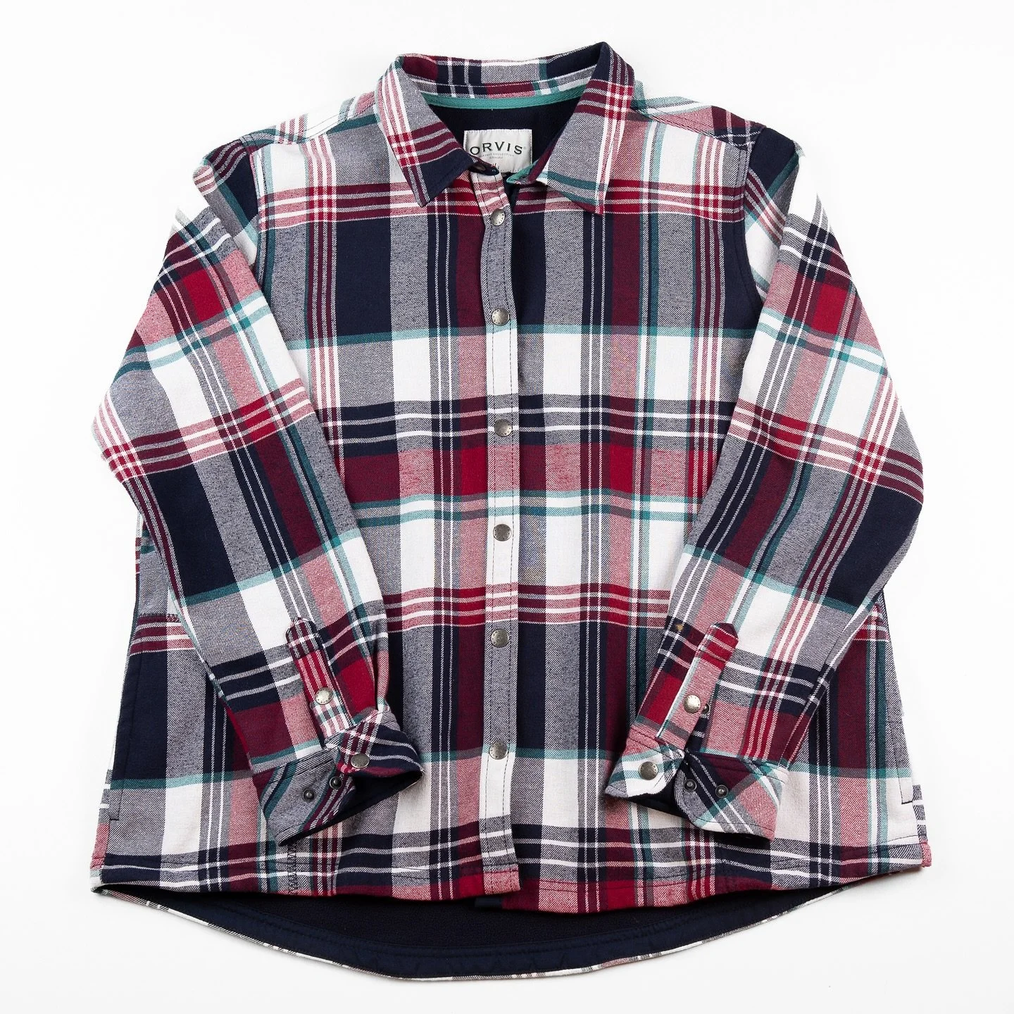 Orvis Pinnacle Fleece-Lined Flannel Shirt Jacket &ndash; Women&rsquo;s XL
Plaid shacket with cozy fleece lining | Versatile layering piece

Perfect for casual wear or outdoor adventures.

📦 Ships from USA
✅ Pre-owned &amp; washed
🛒 Shop link in bio