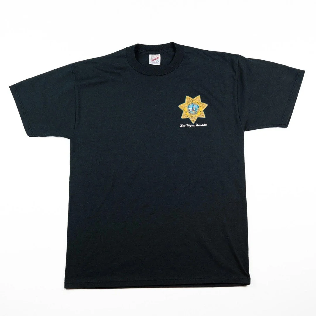 Vintage 1990s Jerzees Las Vegas Metropolitan Police T-Shirt Made in USA Large

cleanthrifts.com