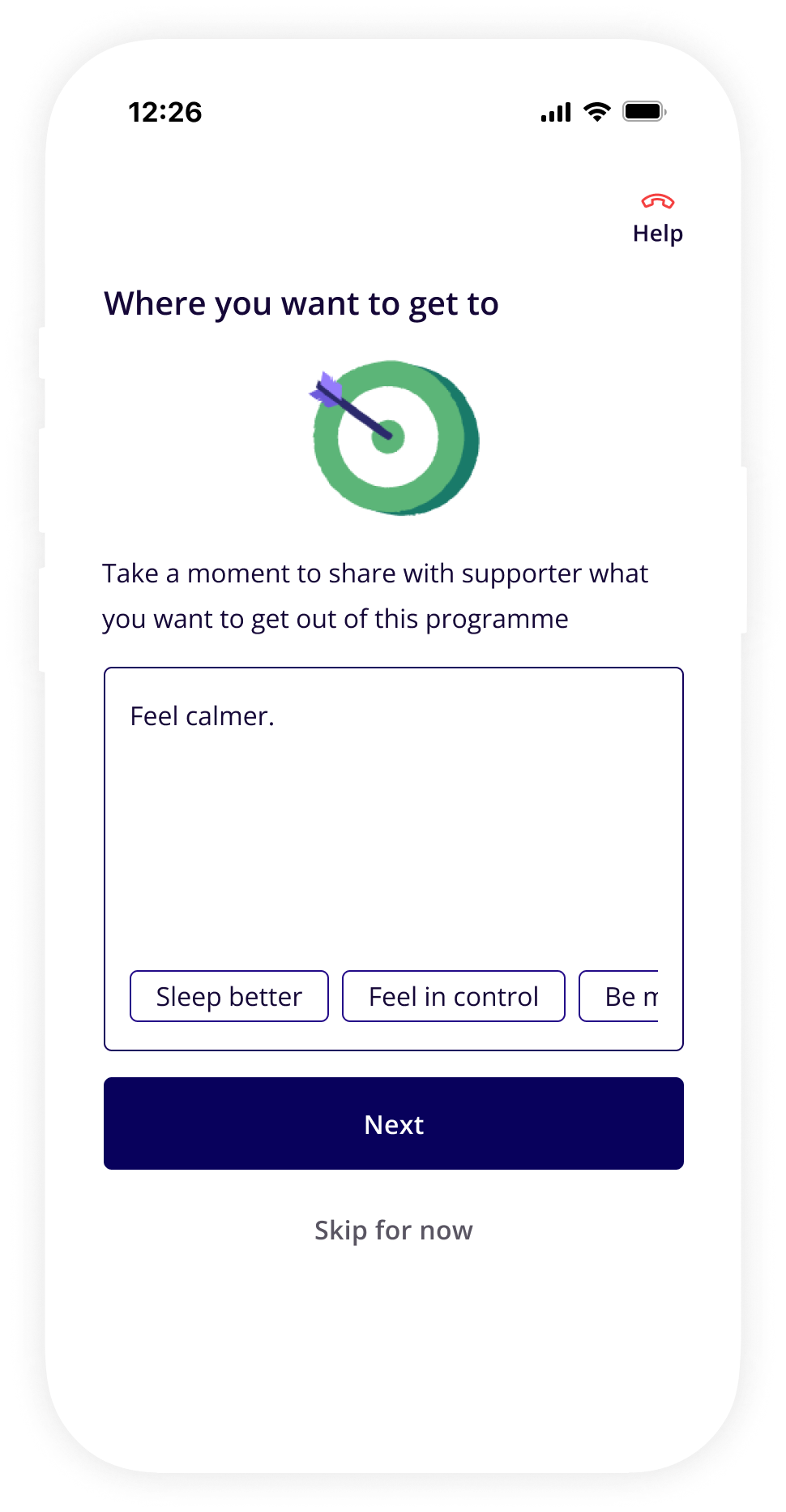 new onboarding layout