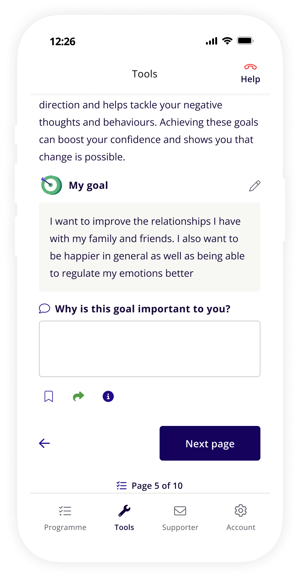 in-content reflection