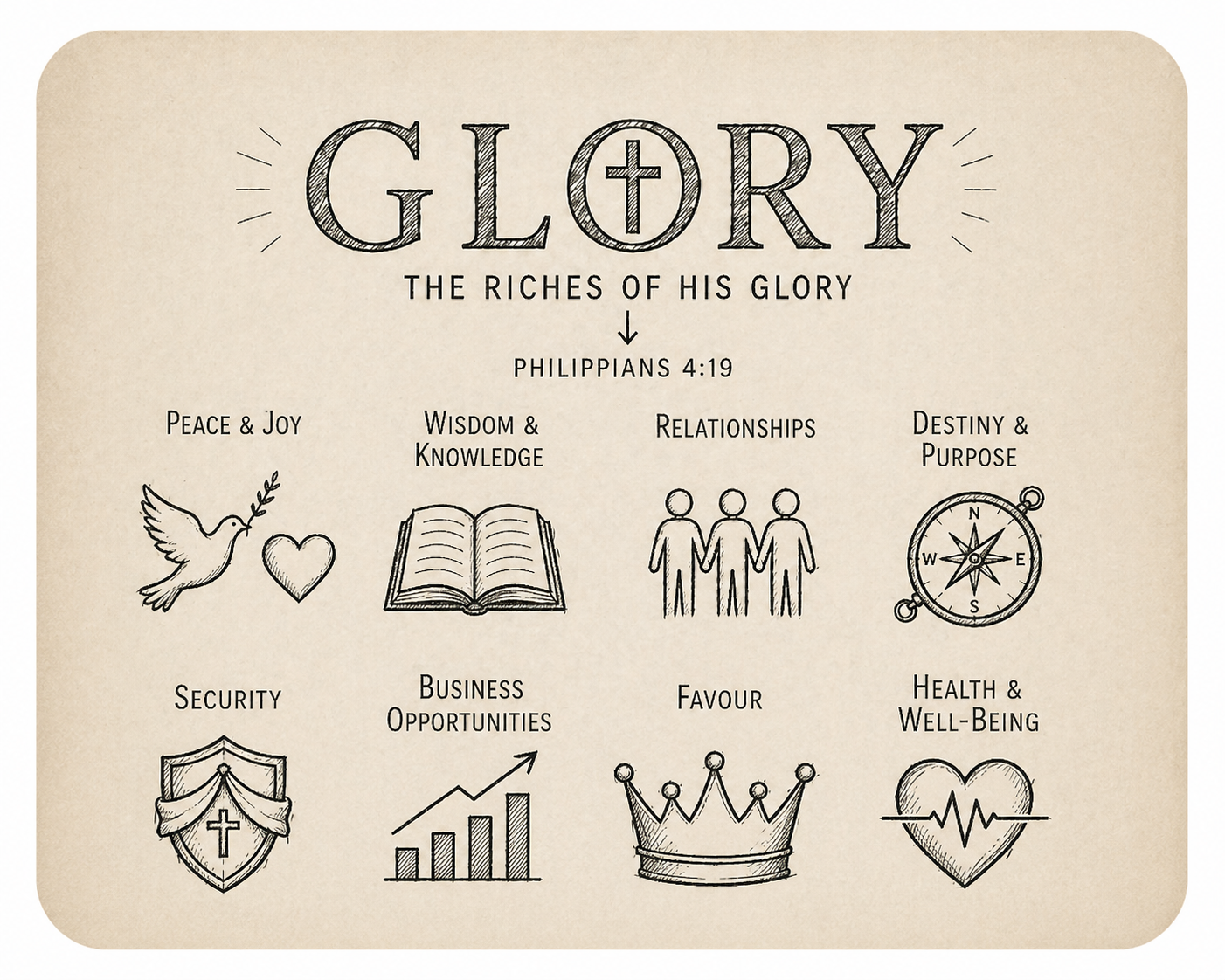 Riches of His glory