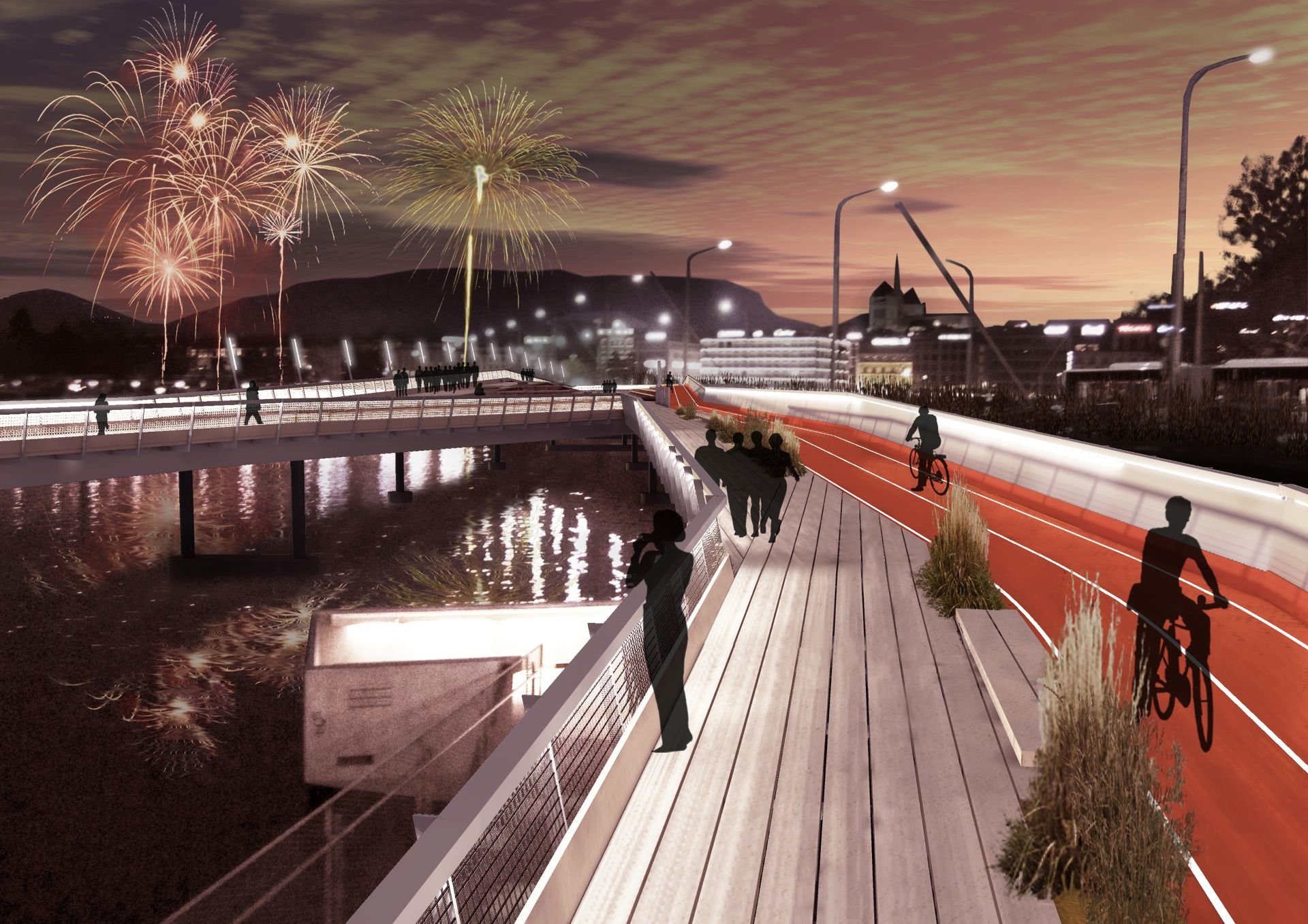 Ferusic Architects, Relja Ferusic, Laps de Temps, Pont du Montblanc, Geneve