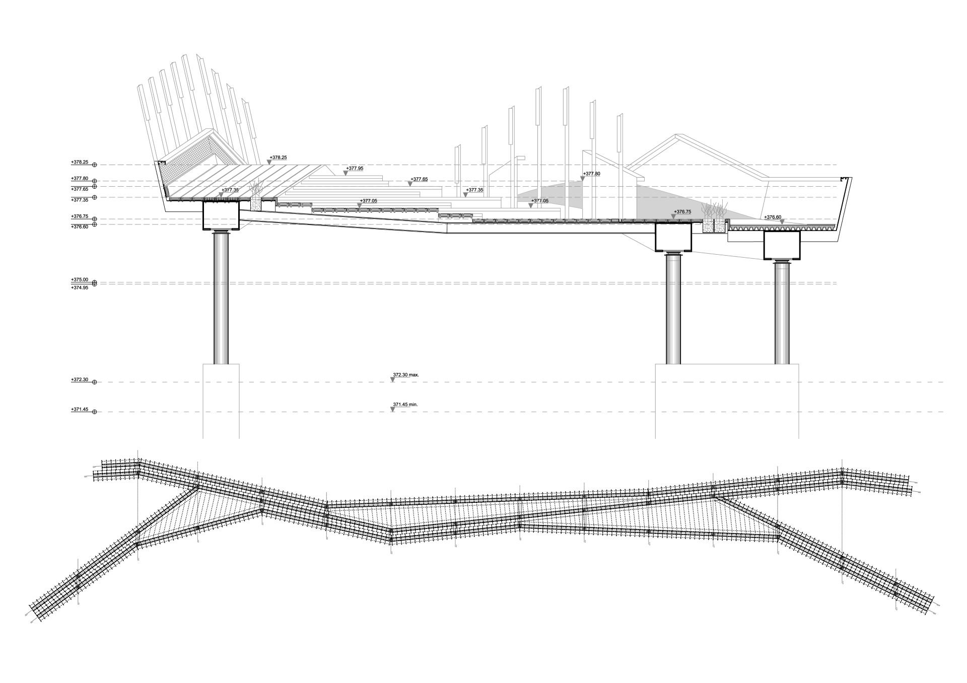 Ferusic Architects, Relja Ferusic, Laps de Temps, Pont du Montblanc, Geneve