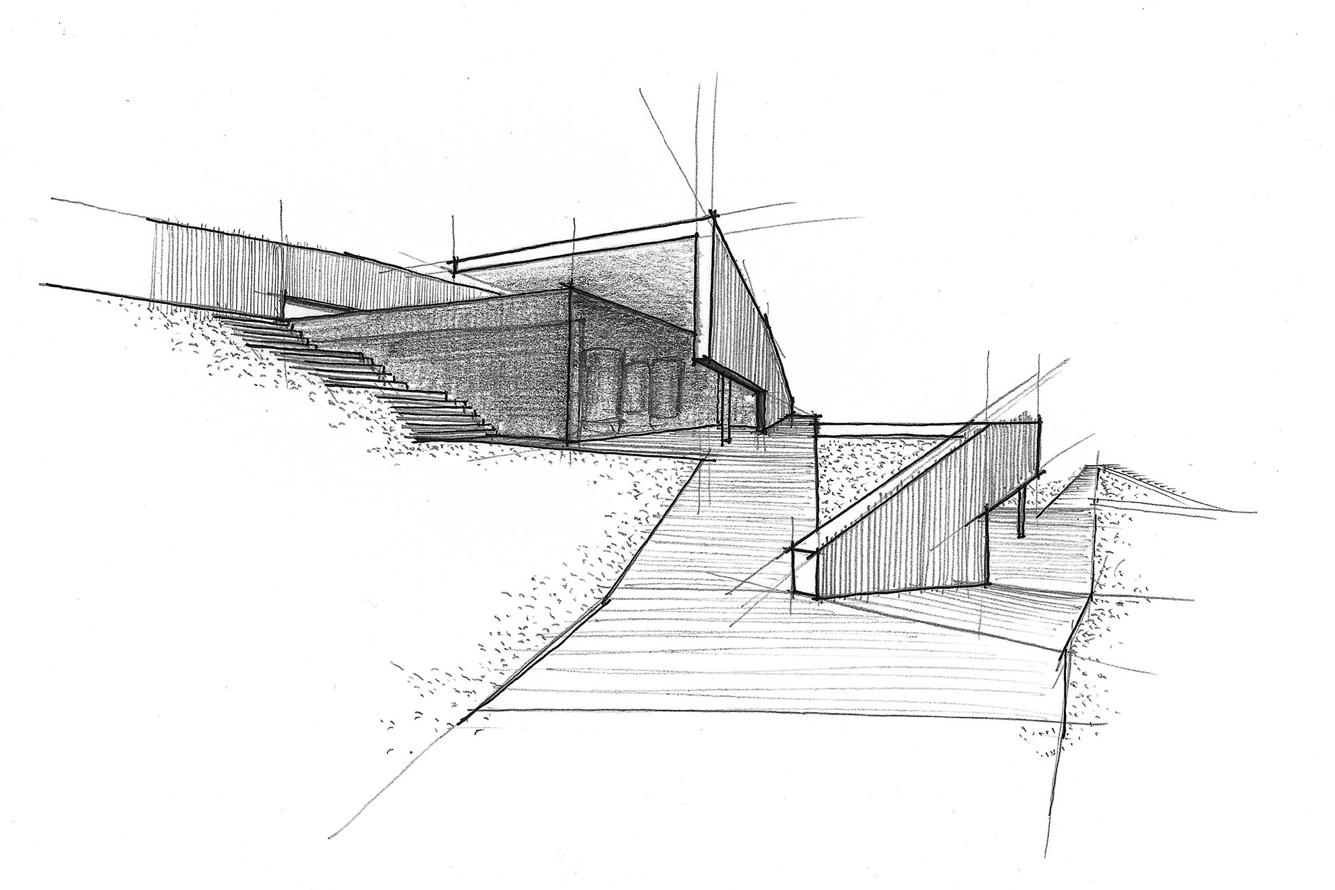 Ferusic Architects, Relja Ferusic, Sketch
