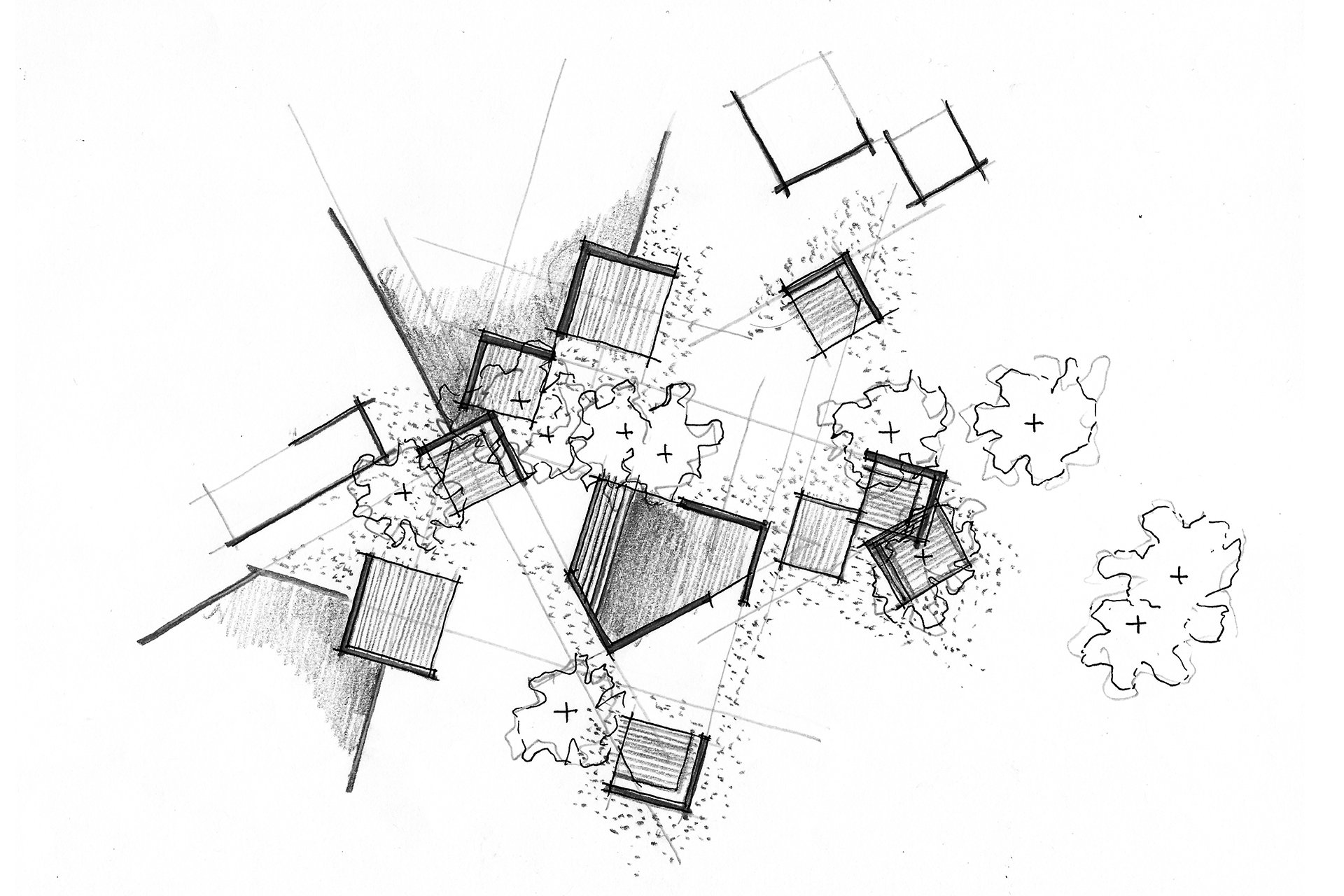 Ferusic Architects, Relja Ferusic, Sketch