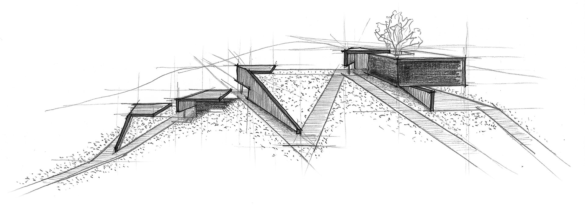 Ferusic Architects, Relja Ferusic, Sketch