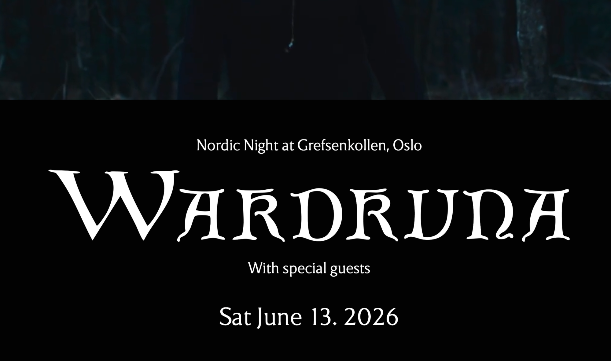 Over Oslo // Wardruna presents