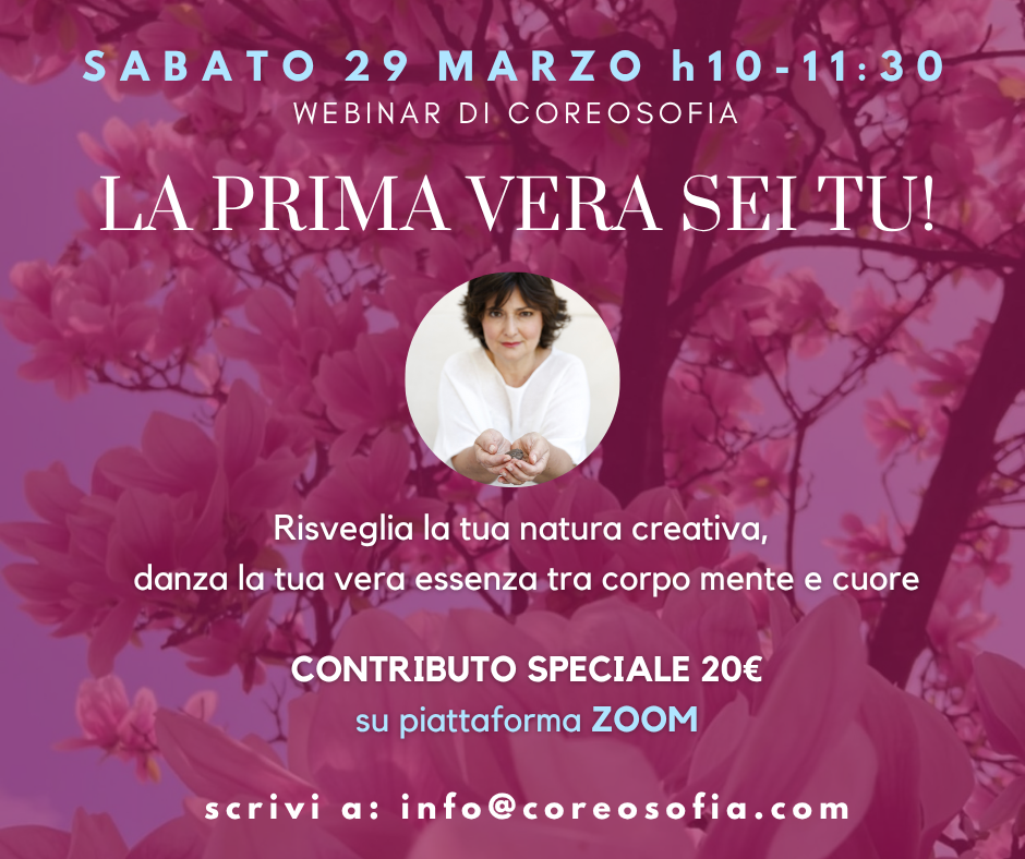 Webinar: la PrimaVera sei Tu🌷 