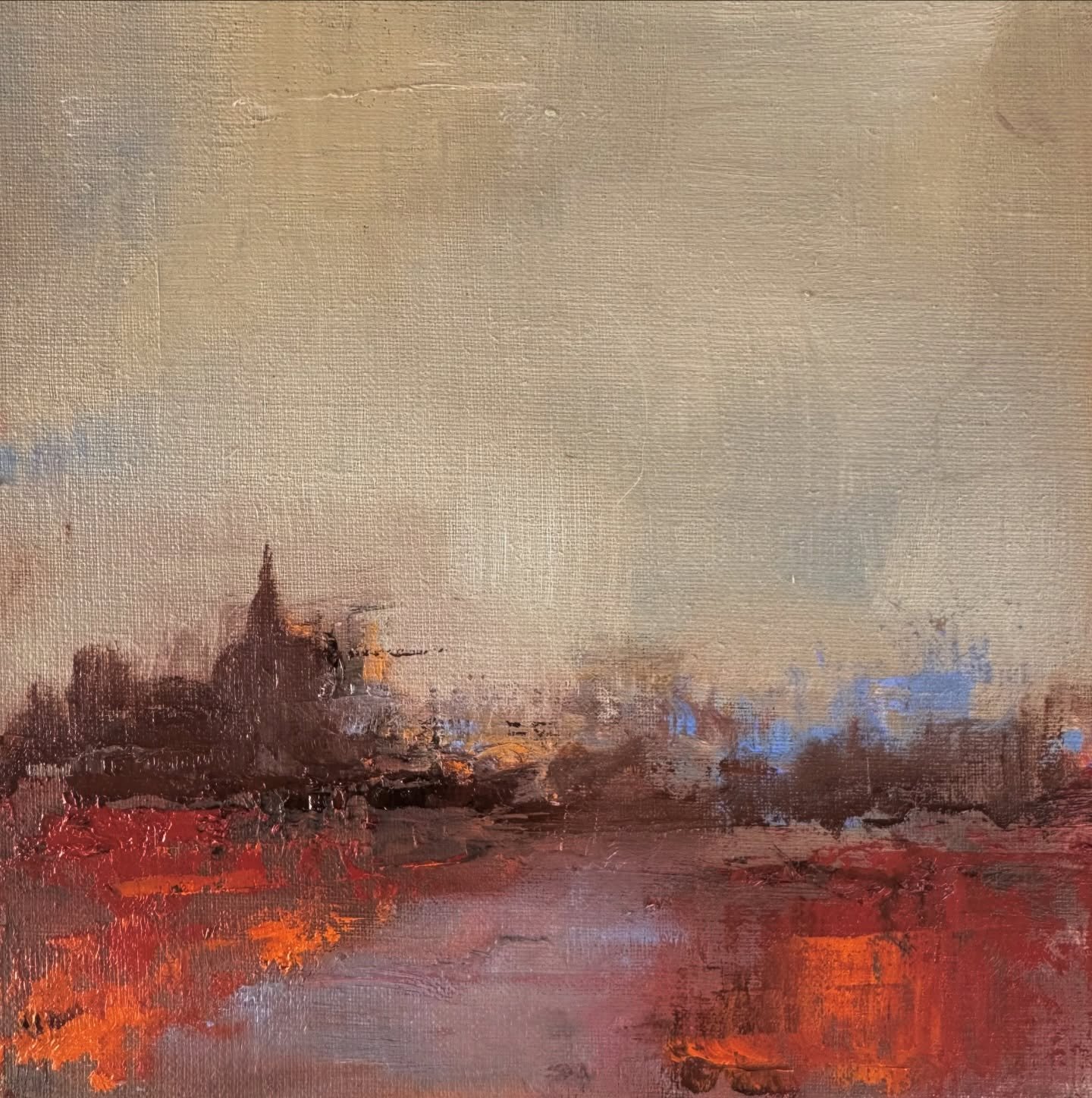 At First Light - Drop 1
A series of small oil sketches, painted in the early hours of the day. Initial ideas for larger paintings, and worlds in themselves. 

One has already sold ahead of this morning&rsquo;s release. 

The remaining works are now a