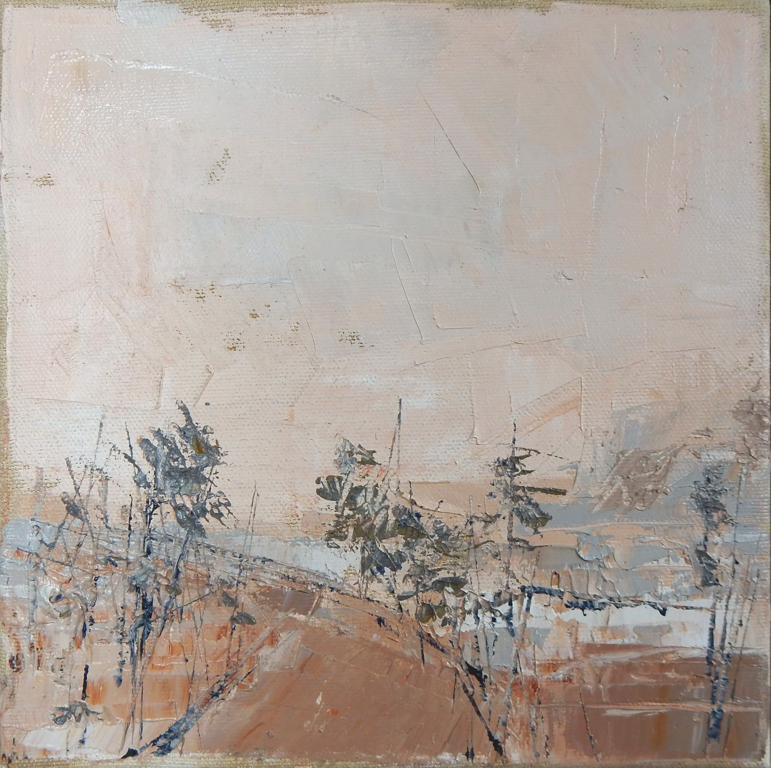 Dust Road At Sunrise