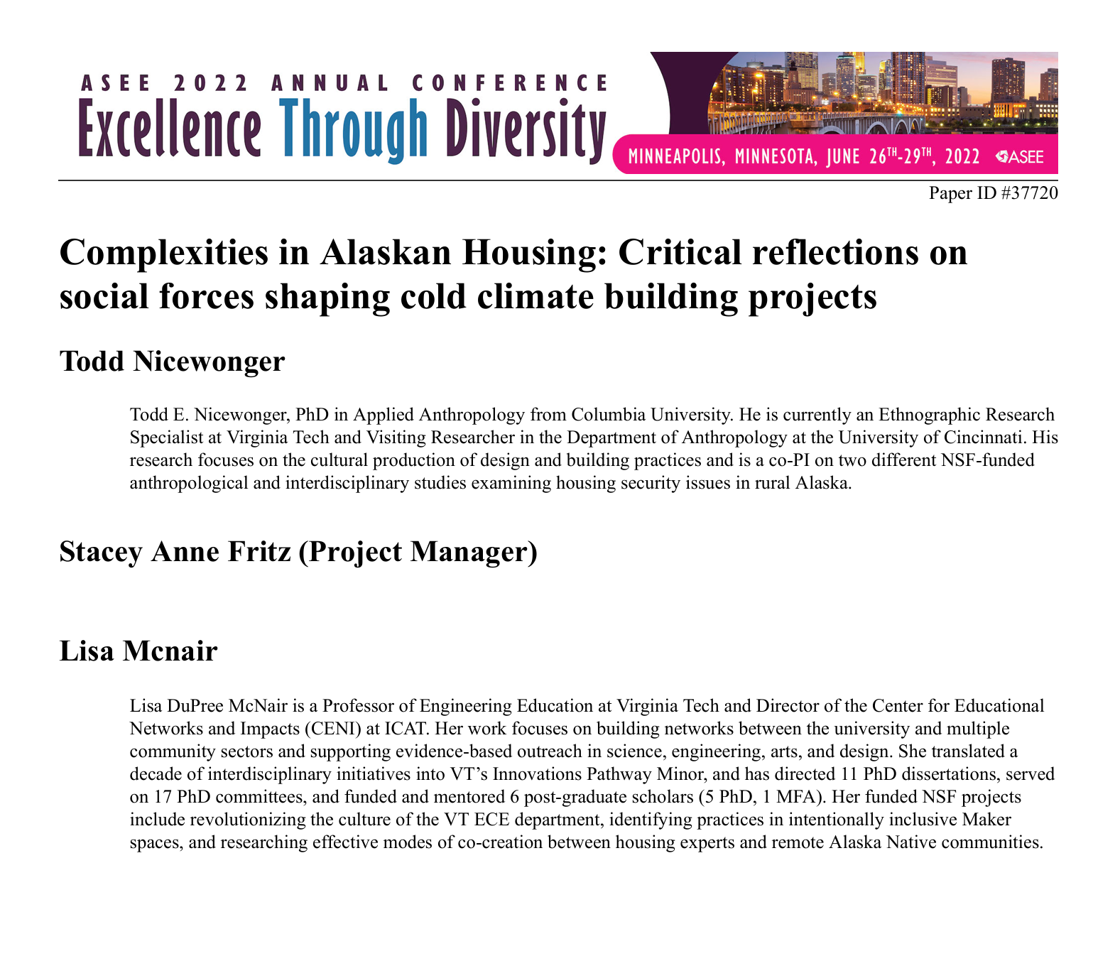 Complexities in Alaskan Housing