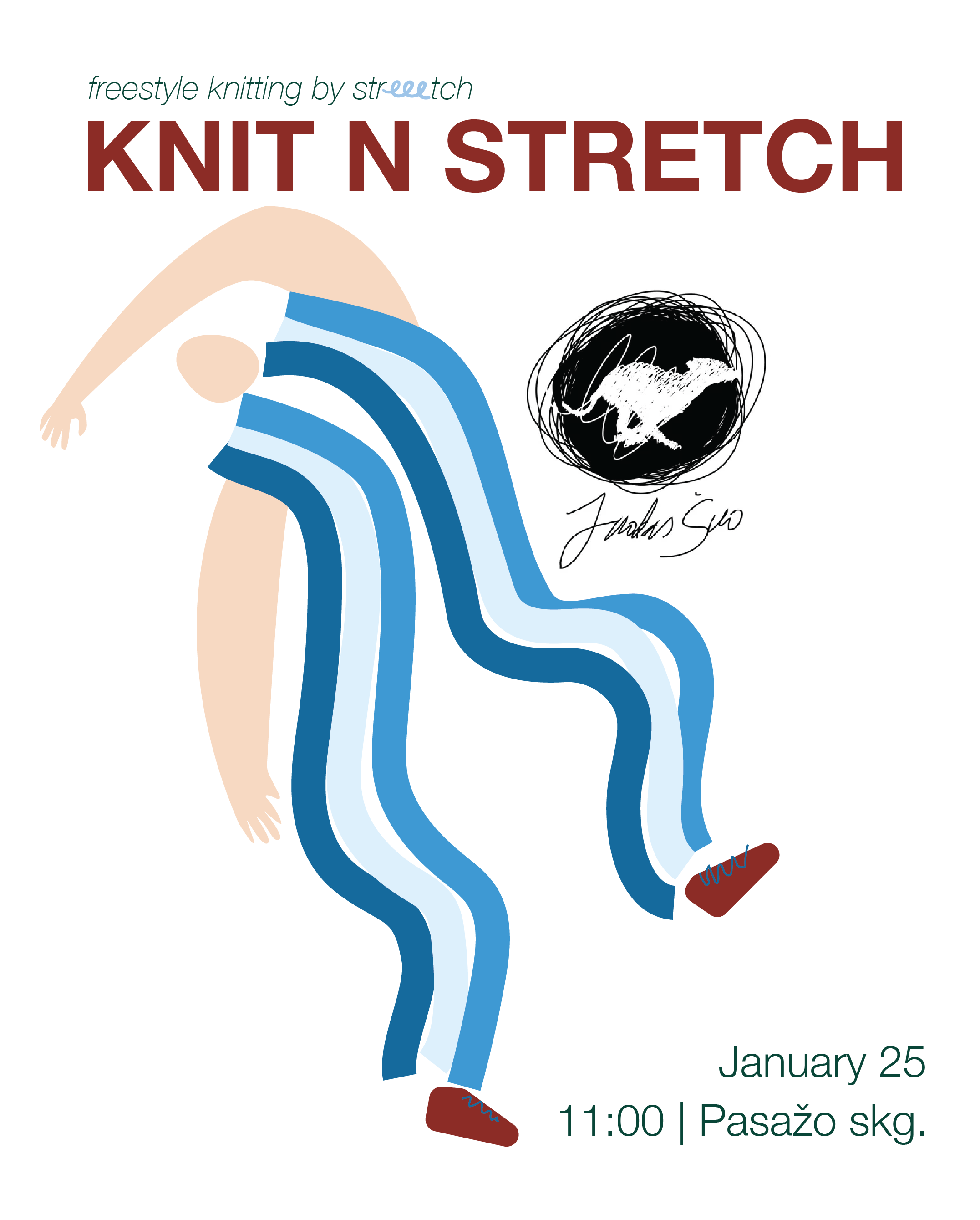 KNIT N STRETCH  X JUODAS ŠUO