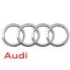Certified Audi specialist performing diagnostics and maintenance on an A6 or Q5 at the Repairush German car garage in Dubai.