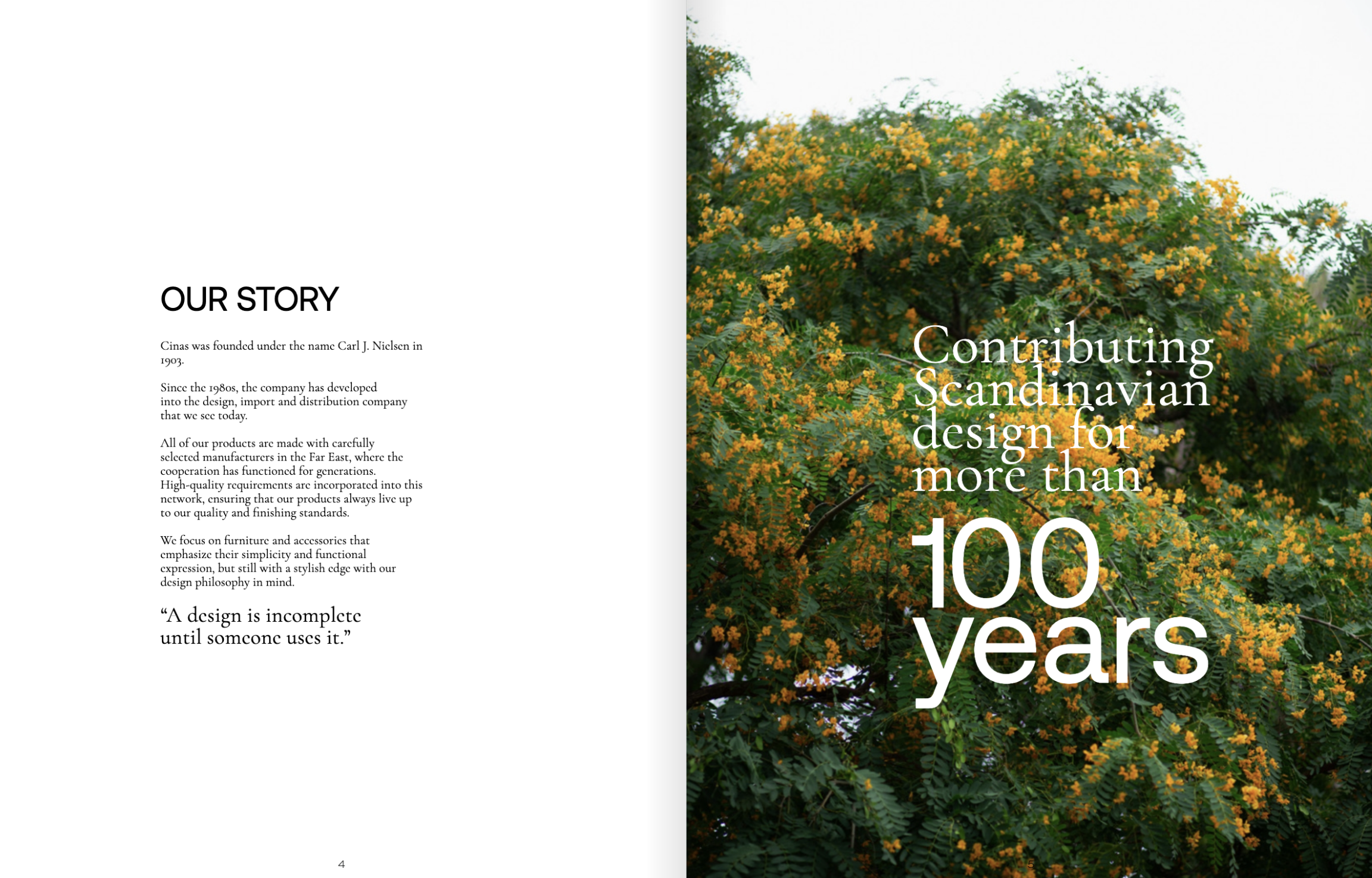 Cinas outdoor catalogue 2025