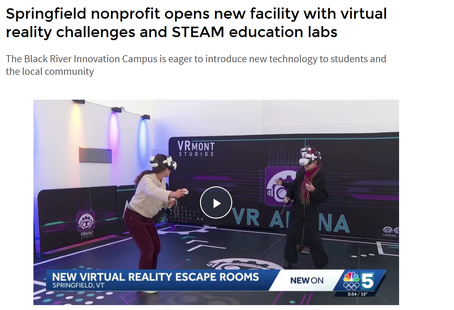 Springfield nonprofit opens new facility with virtual reality challenges and STEAM education labs