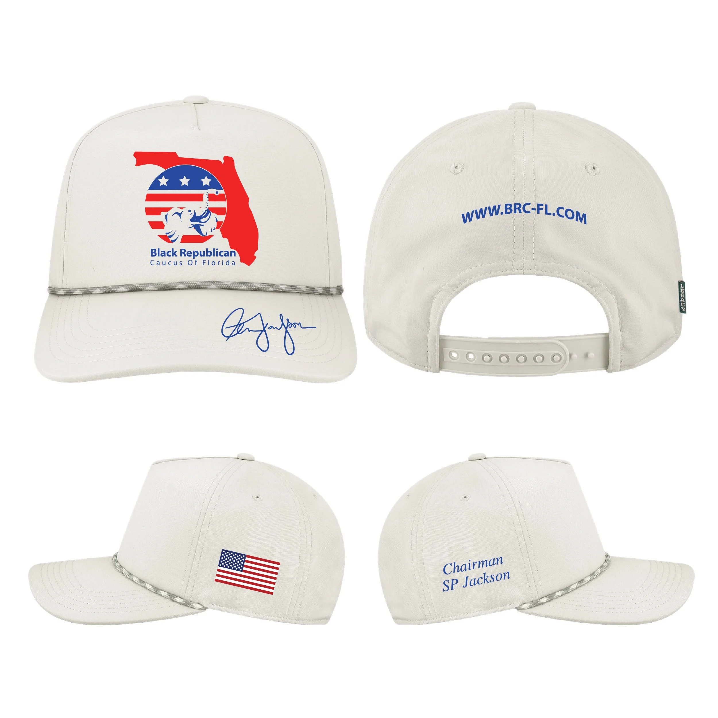 BRCF White Hat (Signed By Chairman Jackson)