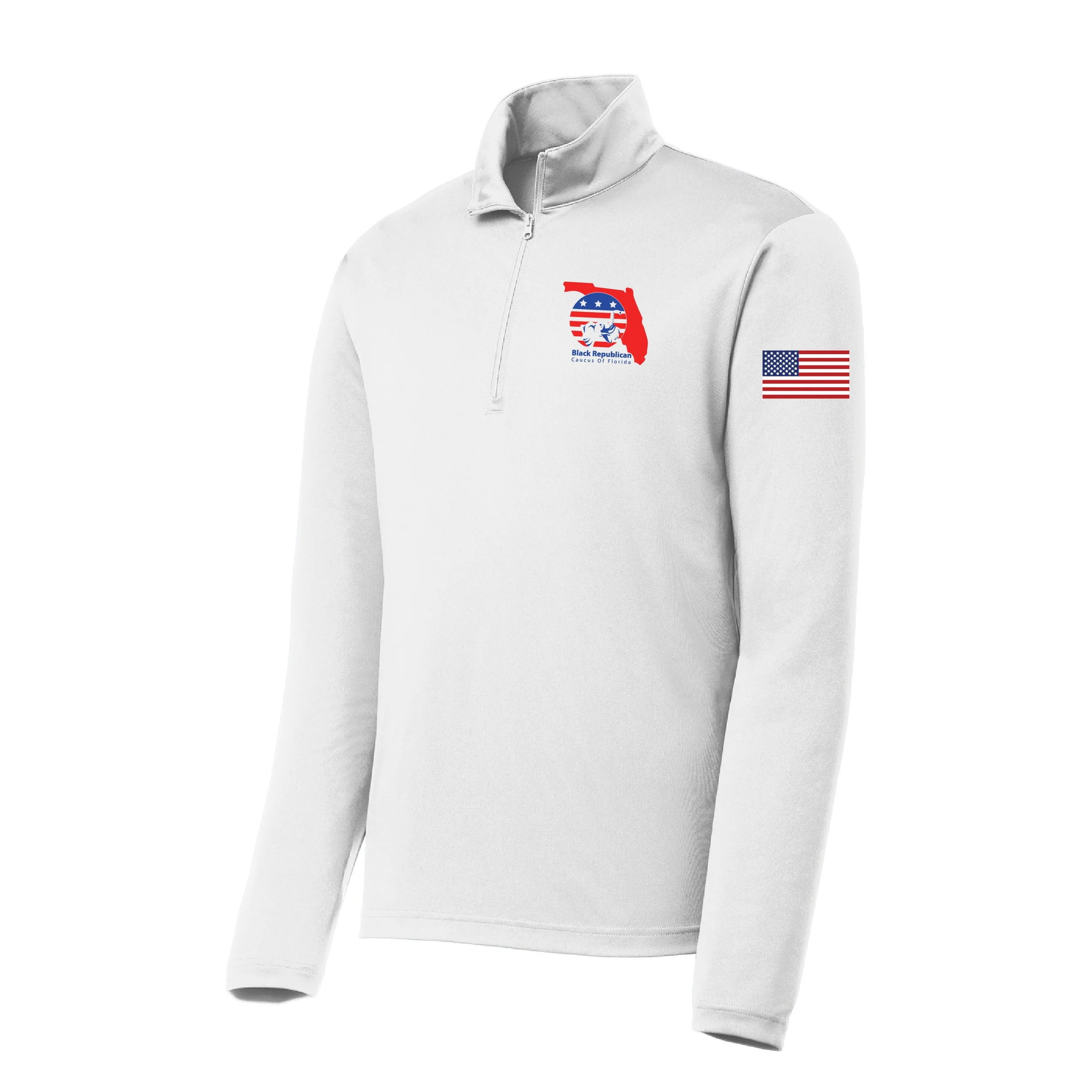 BRCF Grey Quarter‑Zip / Pullover