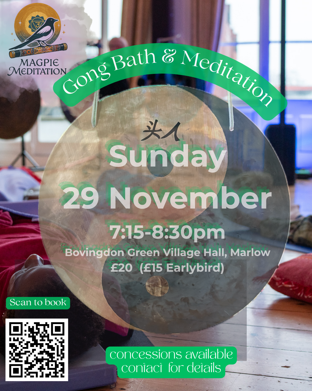 Marlow Gongs &amp; Meditation (November)