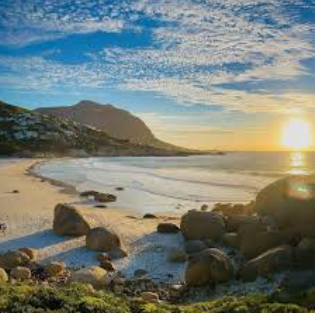 Sunset over Llandudno, South Africa
