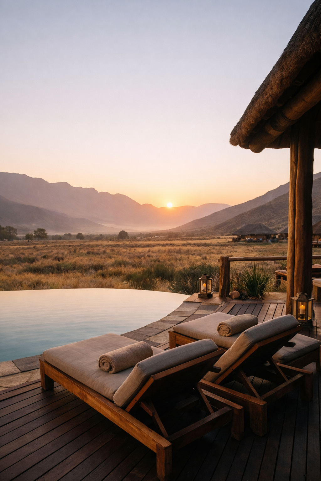 Sunset over the Karoo