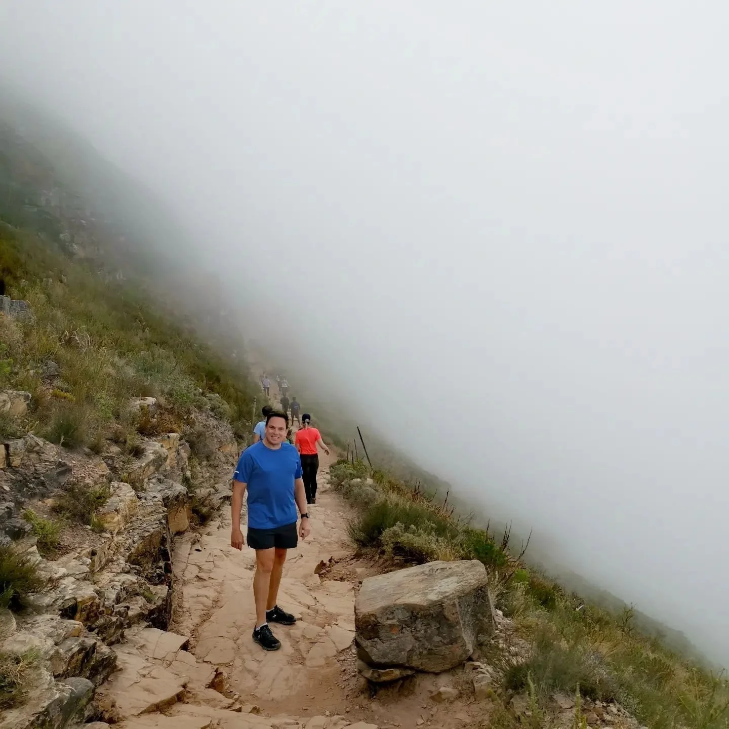 Clouds coming over Lions Head Cape Town