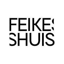 Text image with the words 'FEIKE'S SHUIS' in black, stylized font on a white background.