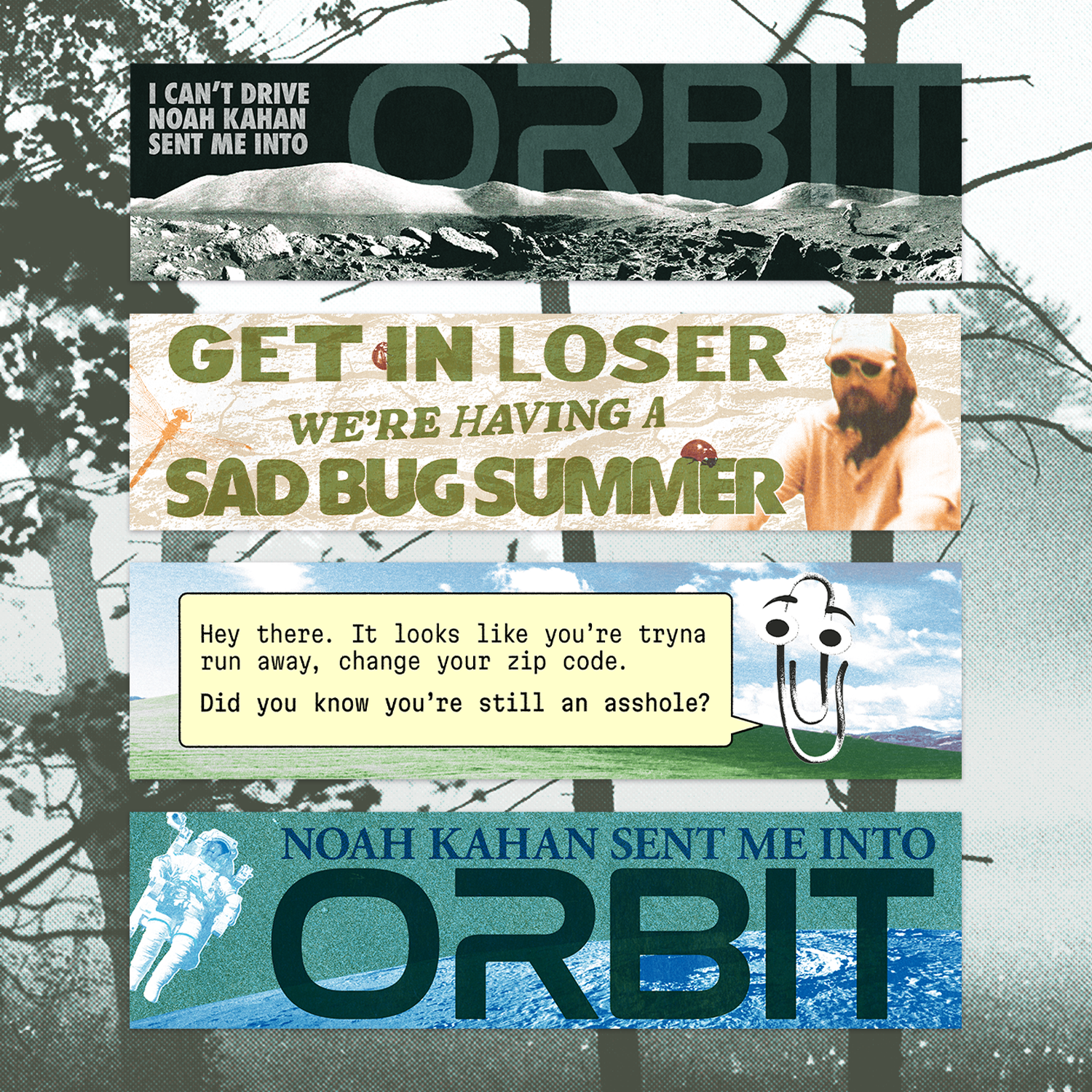 Noah Kahan Bumper Stickers