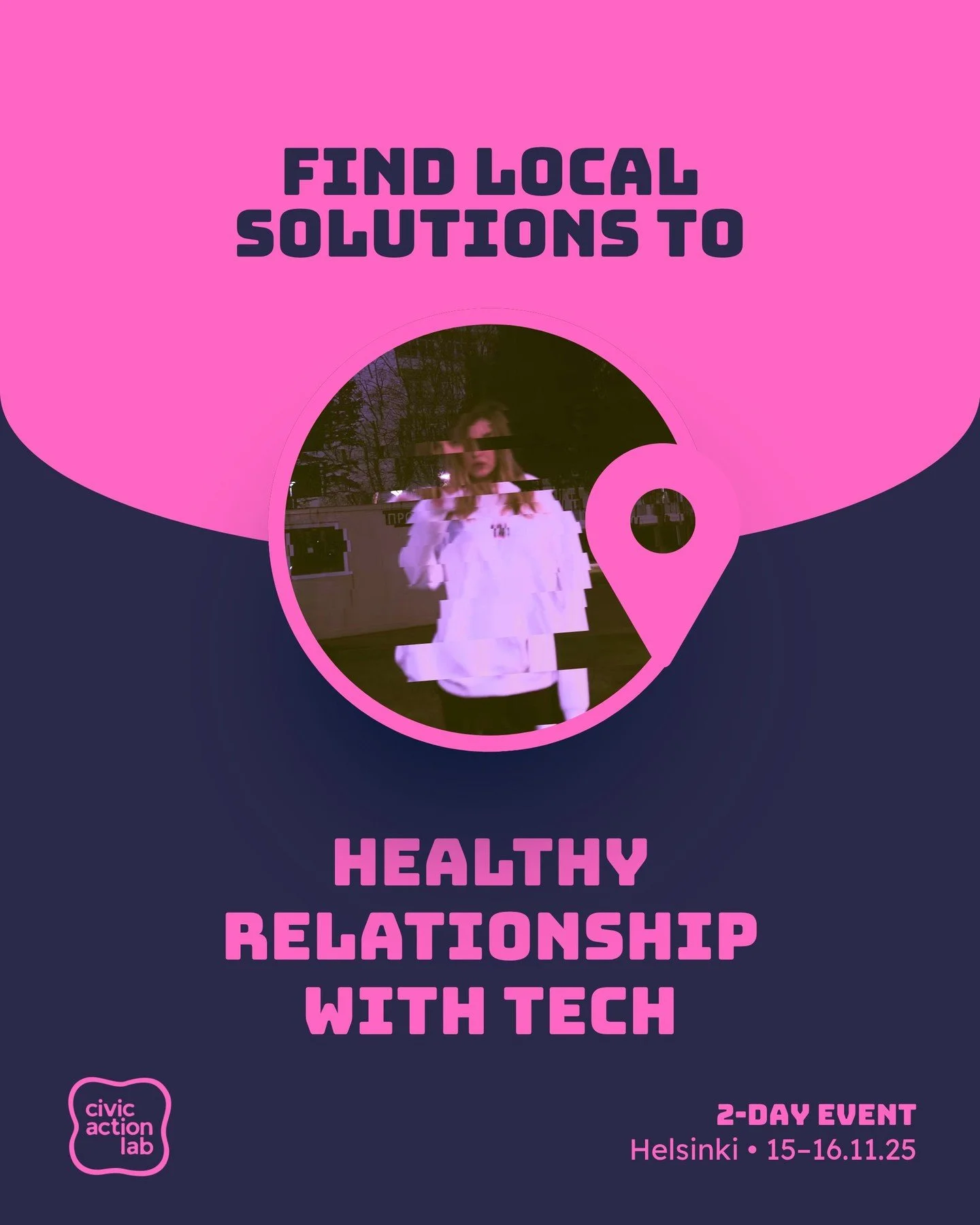 Theme intro: Healthy relationship with technology 📱 

Tired of doom-scrolling and brain rot? Curious how to build daily healthier habits with tech?

Civic Action Lab offers tools, peers, and space to rethink our digital lives. Apply soon :) 

📍 Hel