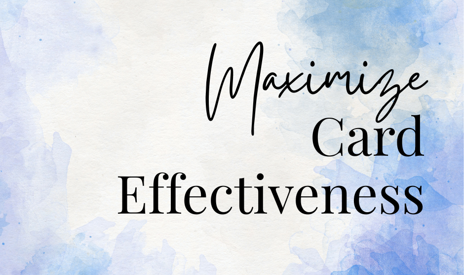 Title for Card Deck Guide: 'Maximize Card Effectiveness'