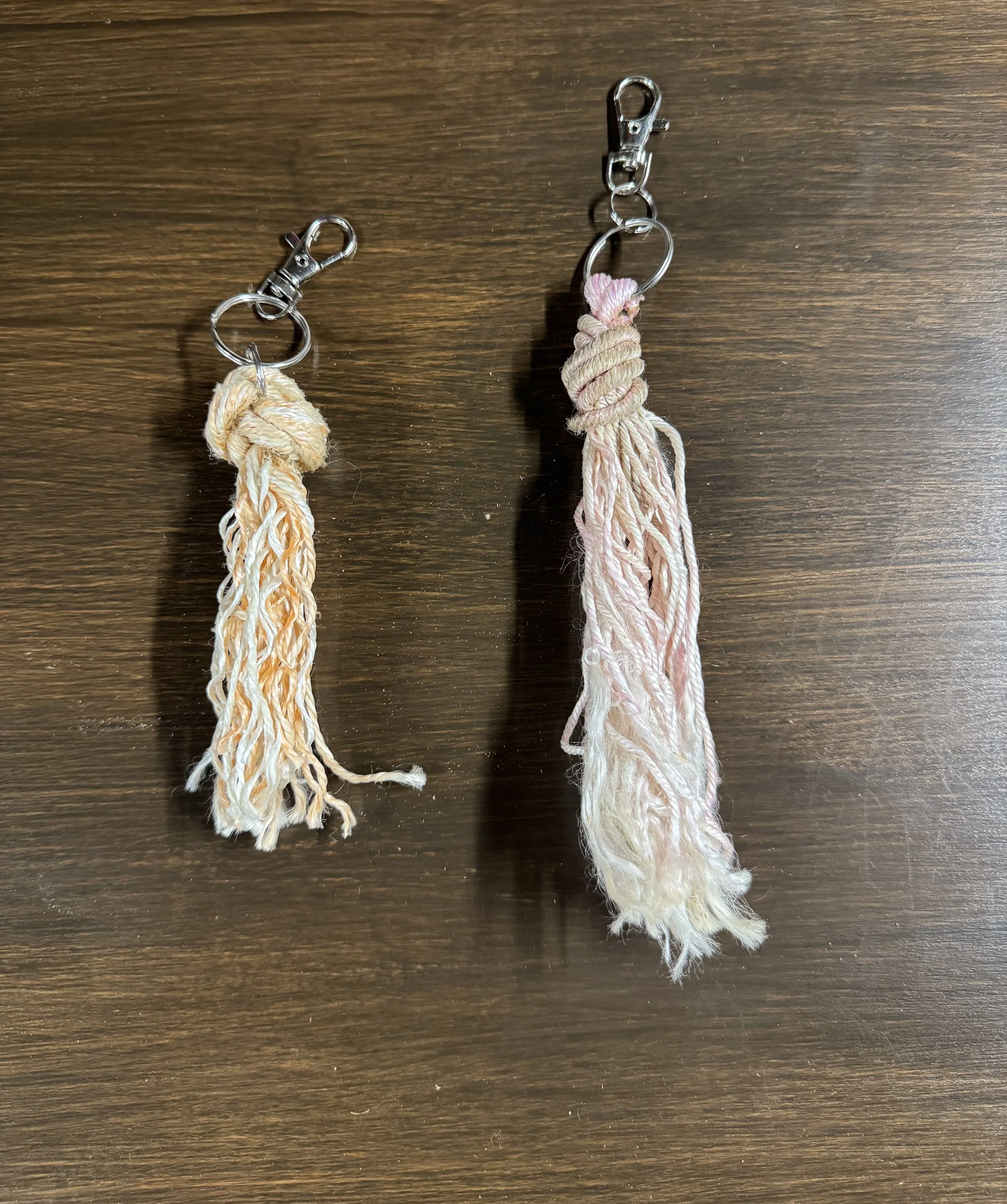 Western Lariat Rope Tassel Keychain