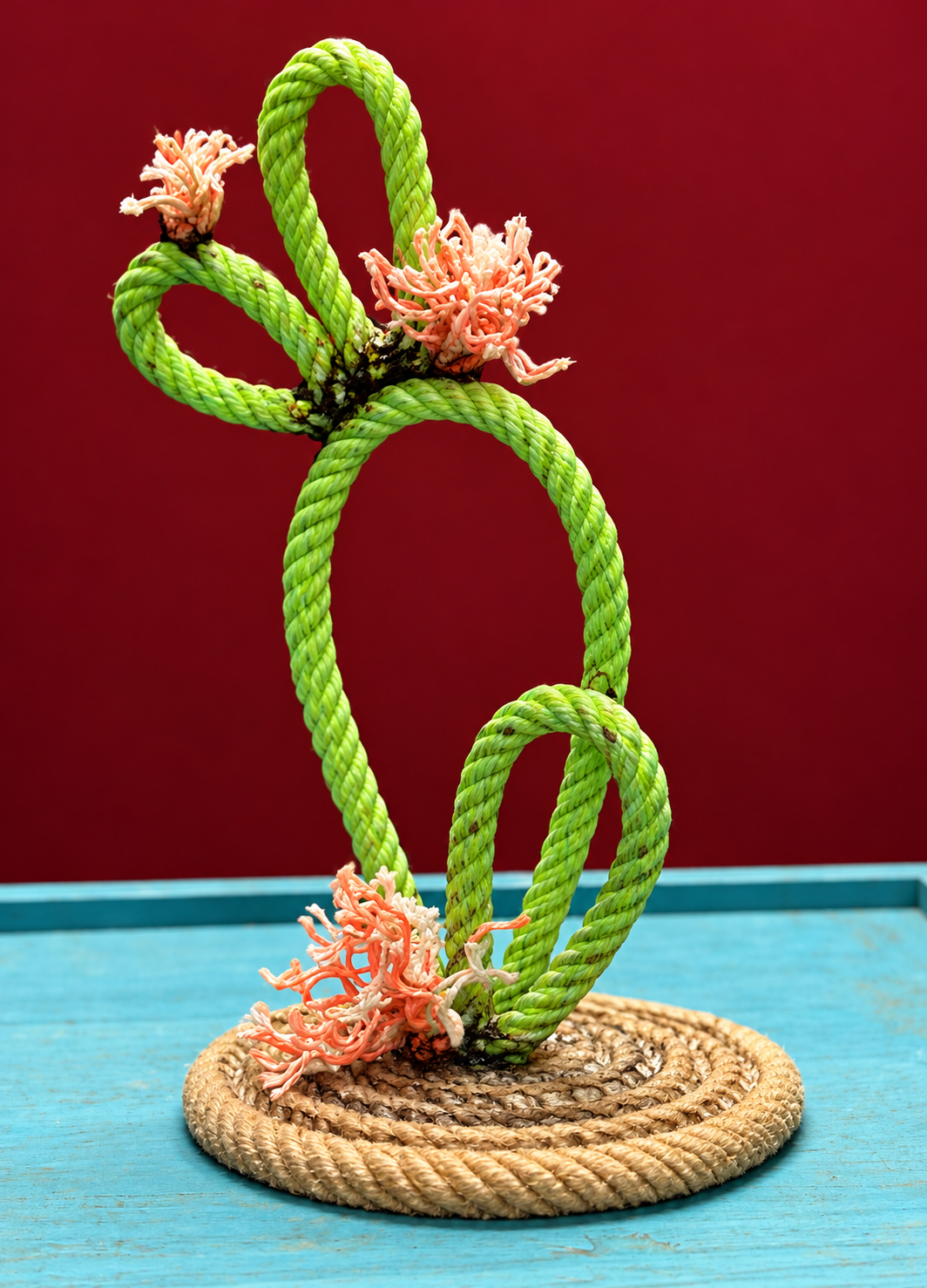 Rope Cactus on a Teal Tabletop.png
