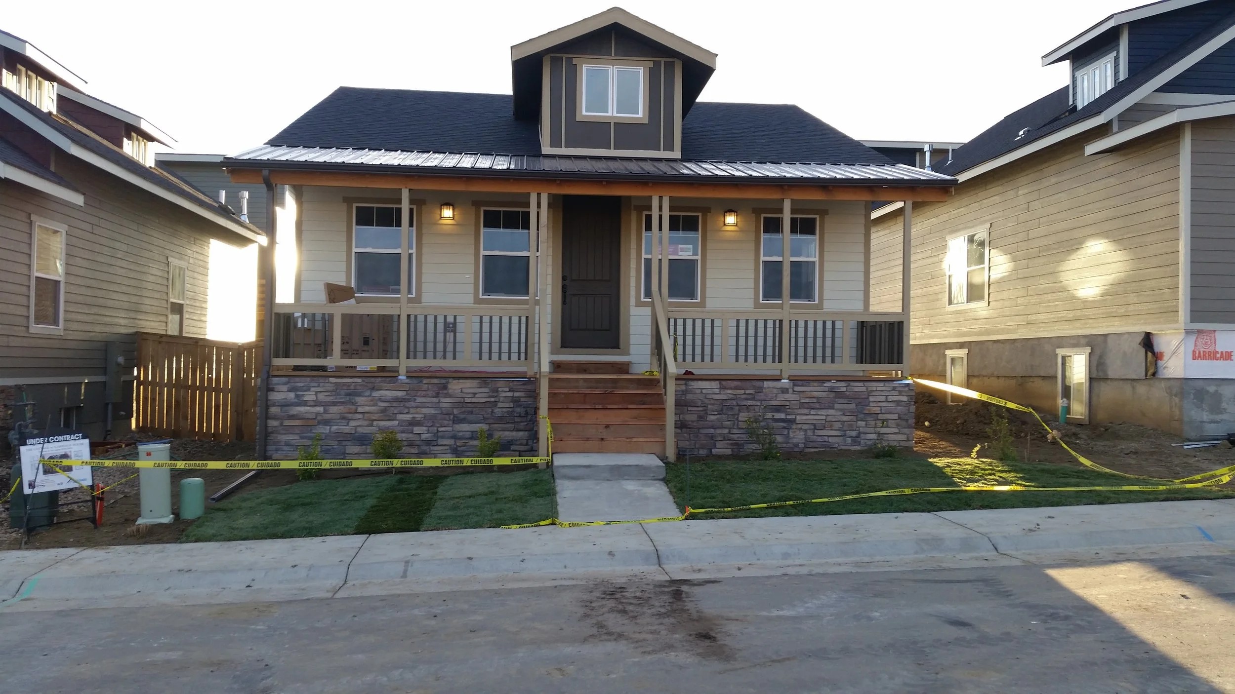 Newly constructed house. New kitchen and bathroom