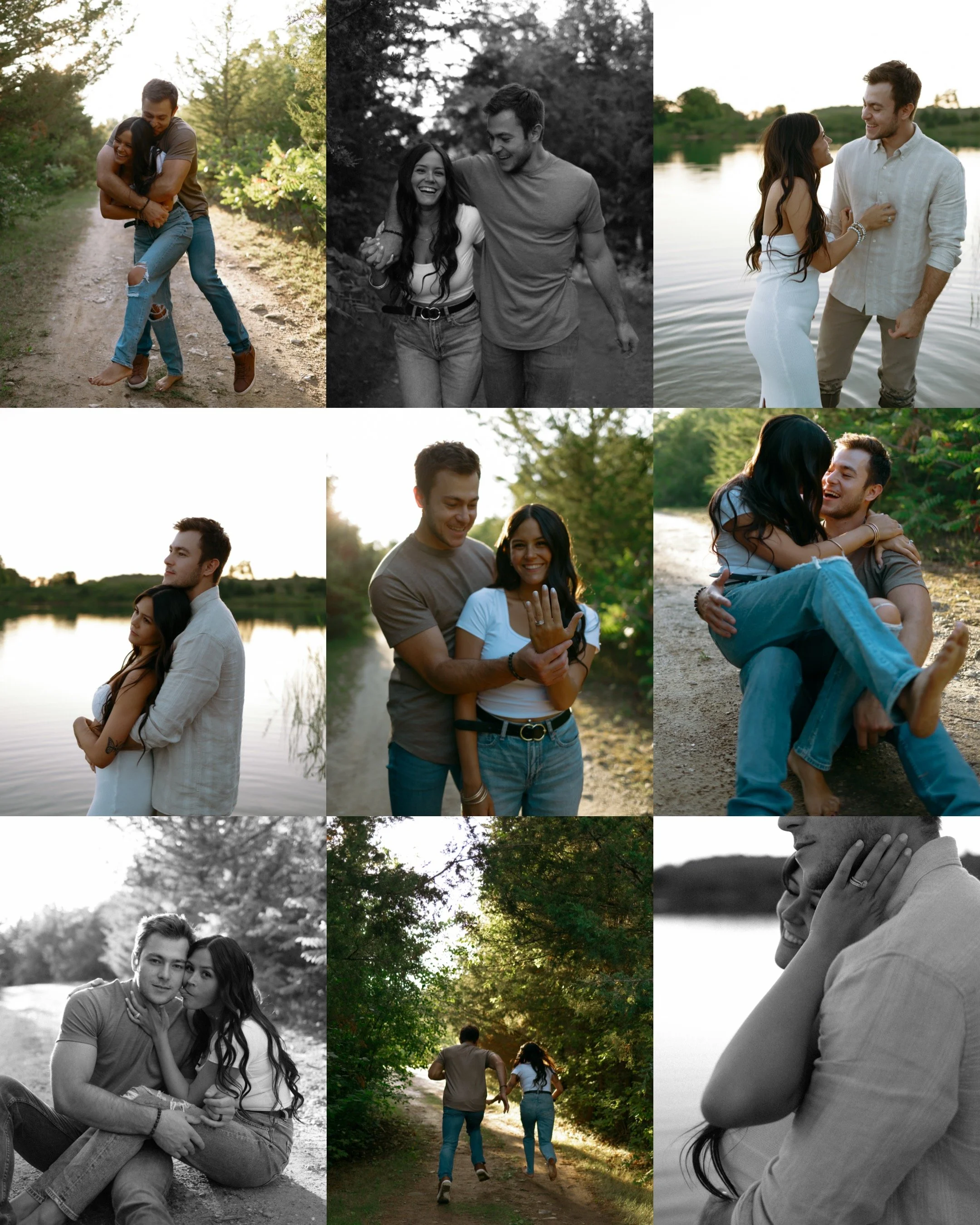 Lakeview engagement session at sunset in Wisconsin by Nicole Kilday