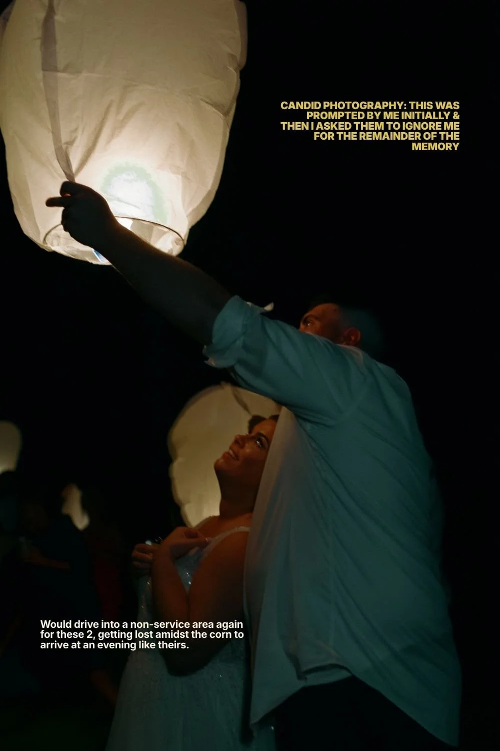 Candid Wedding Photography — Sky Lantern Night Wedding Illinois