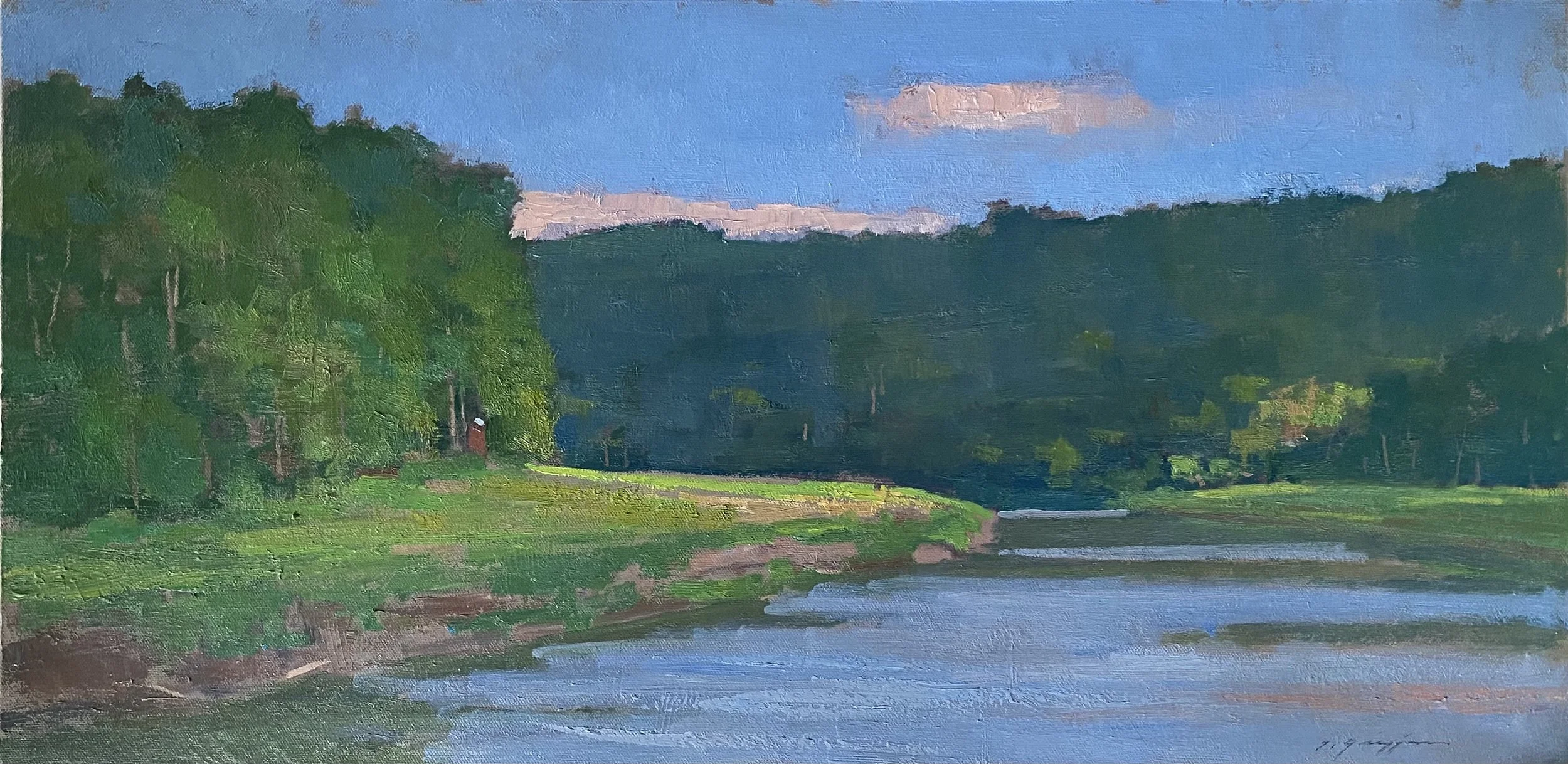 An August Day  |  15" x 30"  |  $3,800  |  2025