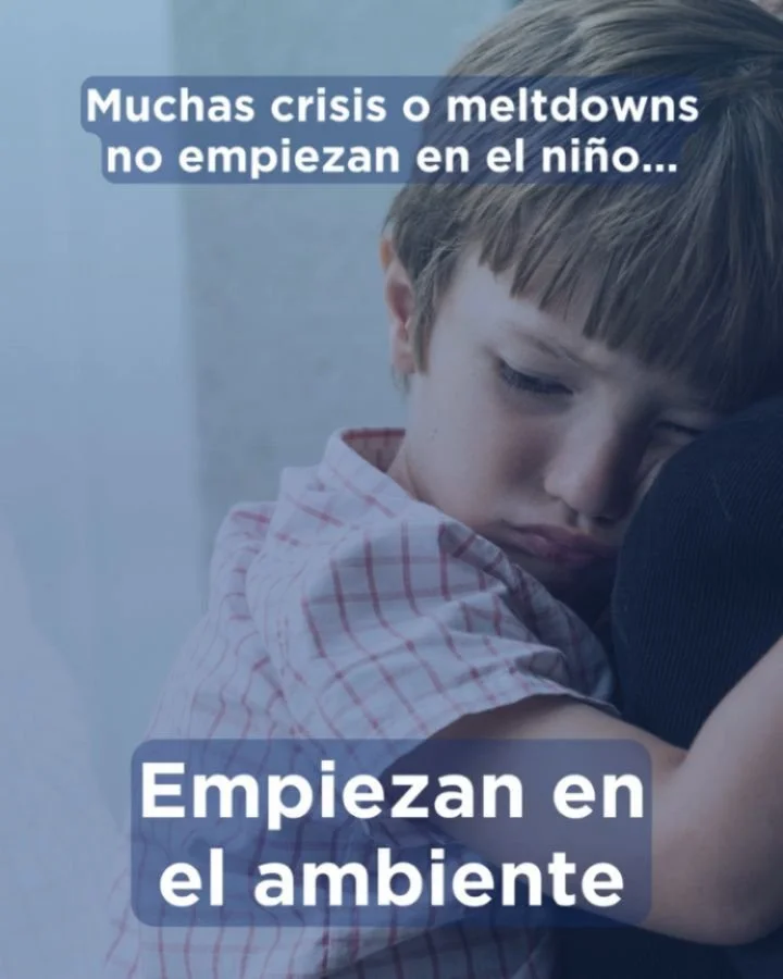 No es solo el ni&ntilde;o.

👉 Es el ritmo
👉 Es el ambiente
👉 Es el sistema completo

Muchas crisis no empiezan en la conducta&hellip;
Empiezan mucho antes.

En este carrusel te muestro c&oacute;mo el entorno puede estar influyendo m&aacute;s de lo