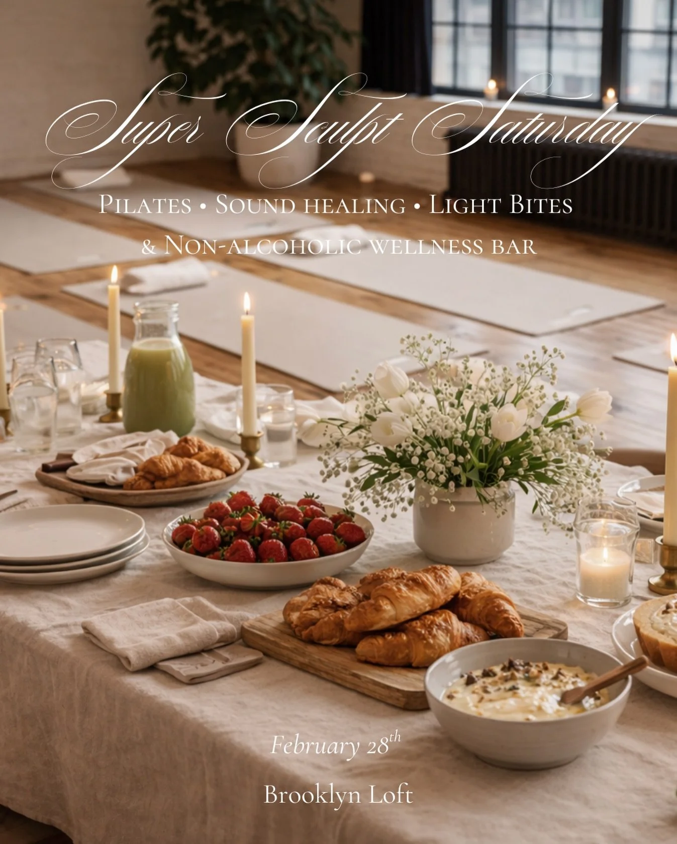 If you&rsquo;ve been in a bit of a lull&hellip;We are ready to kick things back into gear. 💪🏻 

Super Sculpt Saturday is your invitation back into rhythm! Let&rsquo;s get motivated 🤍

February 28th
10:30am-1:30pm
East Williamsburg

We begin with a