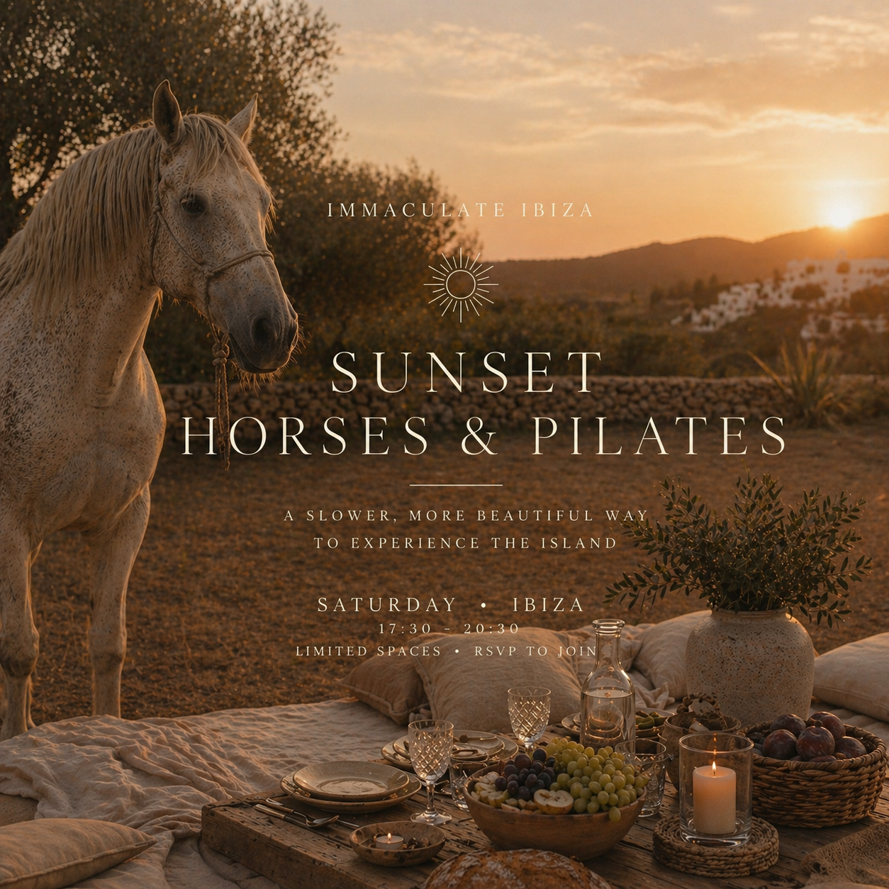 Sunset Horses & Pilates - Ibiza